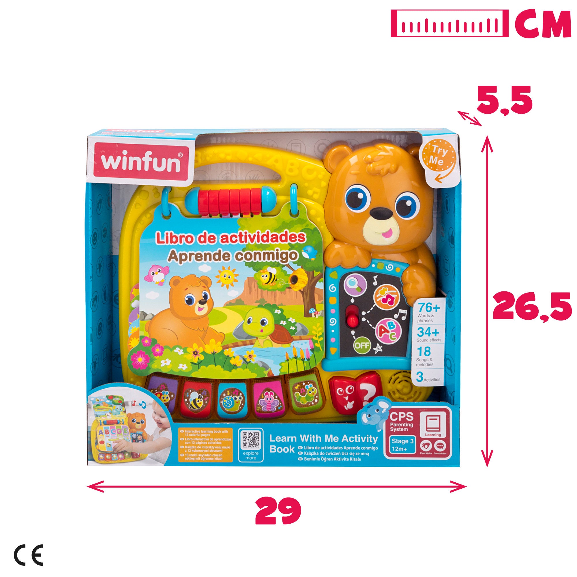 Livro de atividades interativo Winfun Aprende comigo