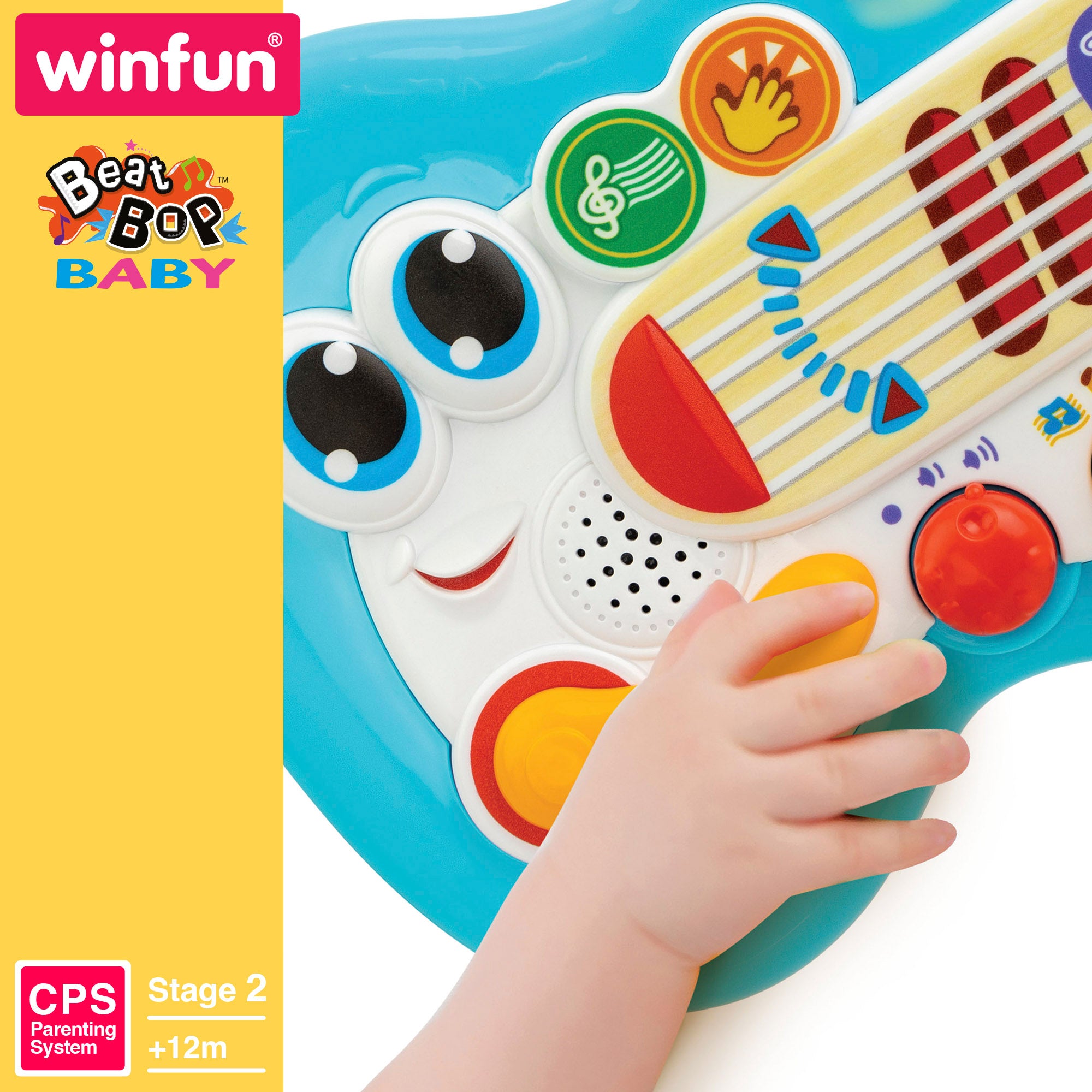 Guitarra de toque Winfun Baby com luz, som e melodias