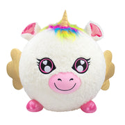 Unicórnio de peluche insuflável tamanho XXL da Biggies