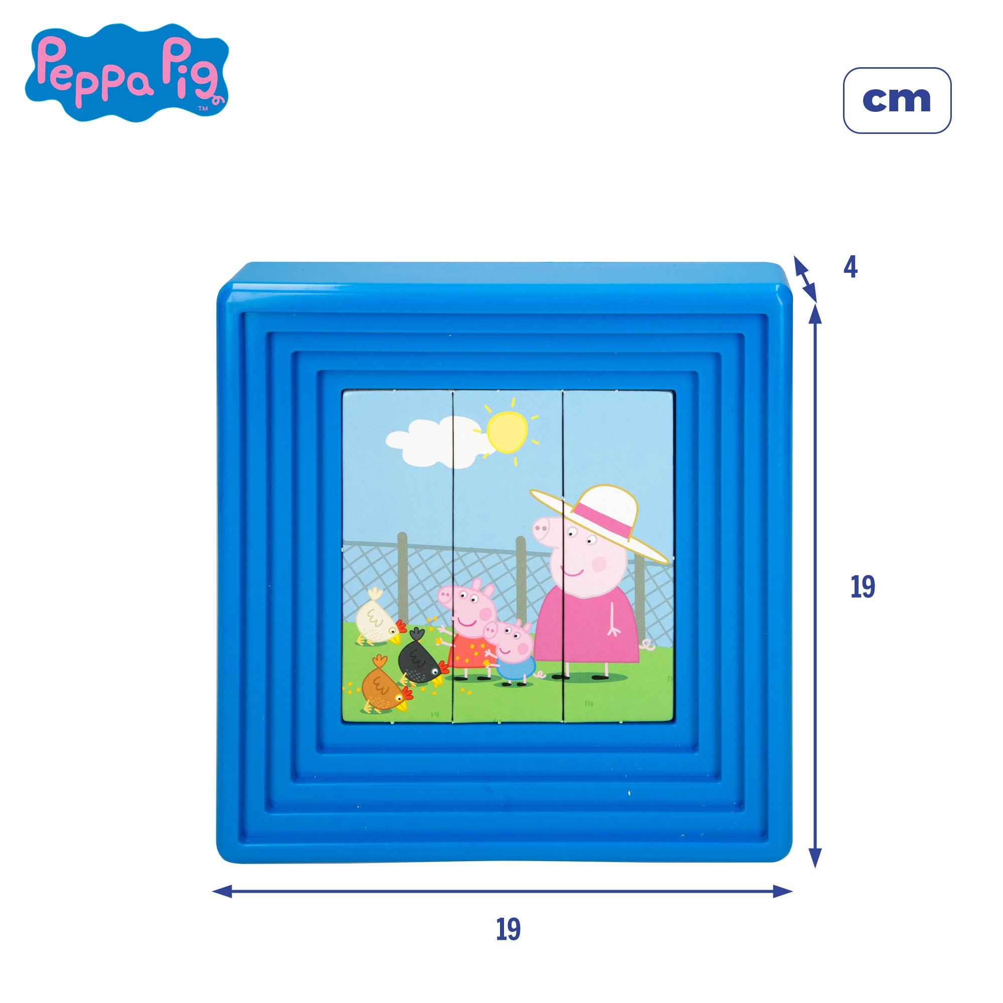 Puzzle infantil progressivo da Peppa Pig, 25 peças