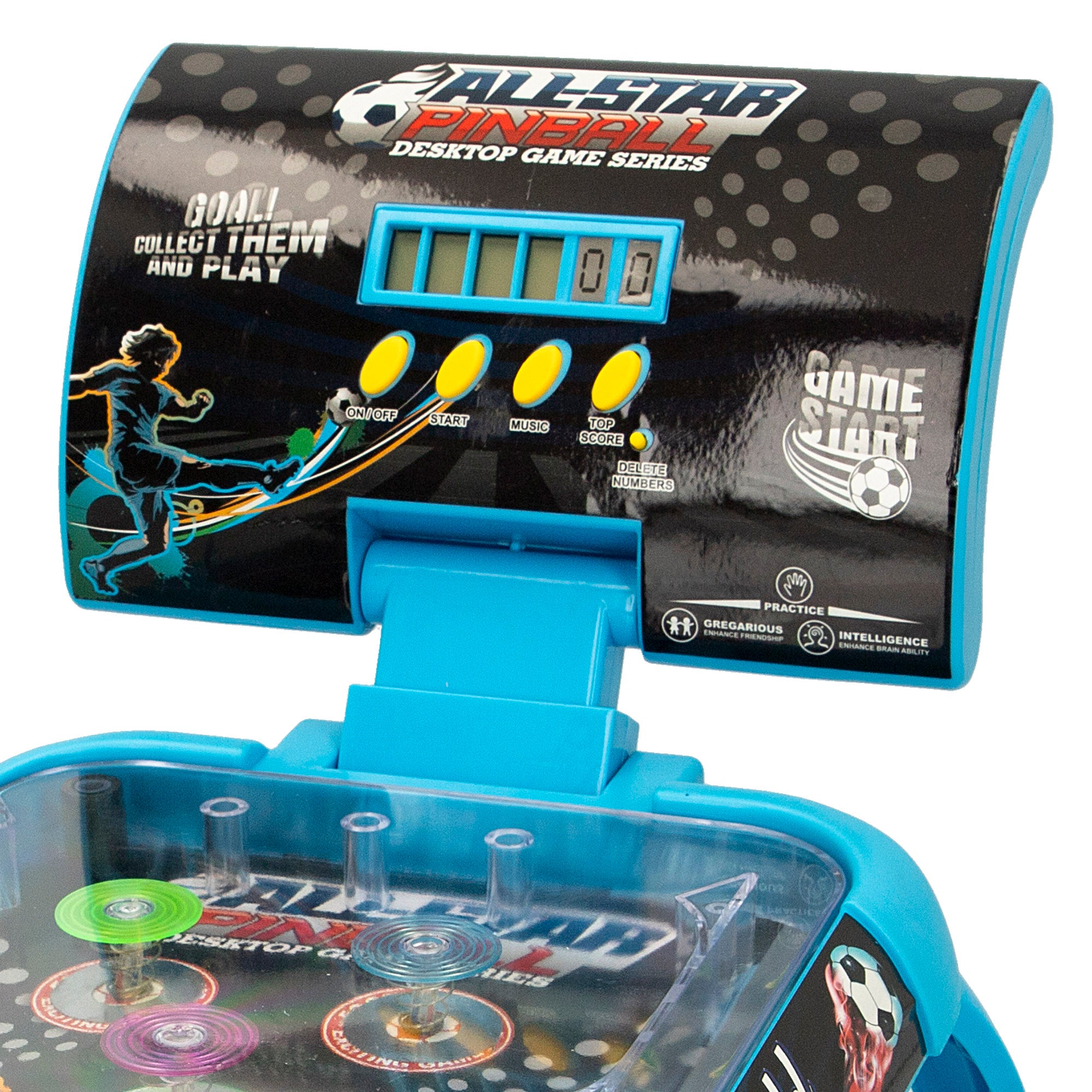 All Star Pinball com marcador digital, luzes e sons da CB Games