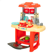 Mini Cozinha Elétrica My Colors com Luz e Som e 20 Acessórios