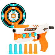 Pistola de brinquedo com 12 dardos e alvo Speed ​​​​Shoot Warriors