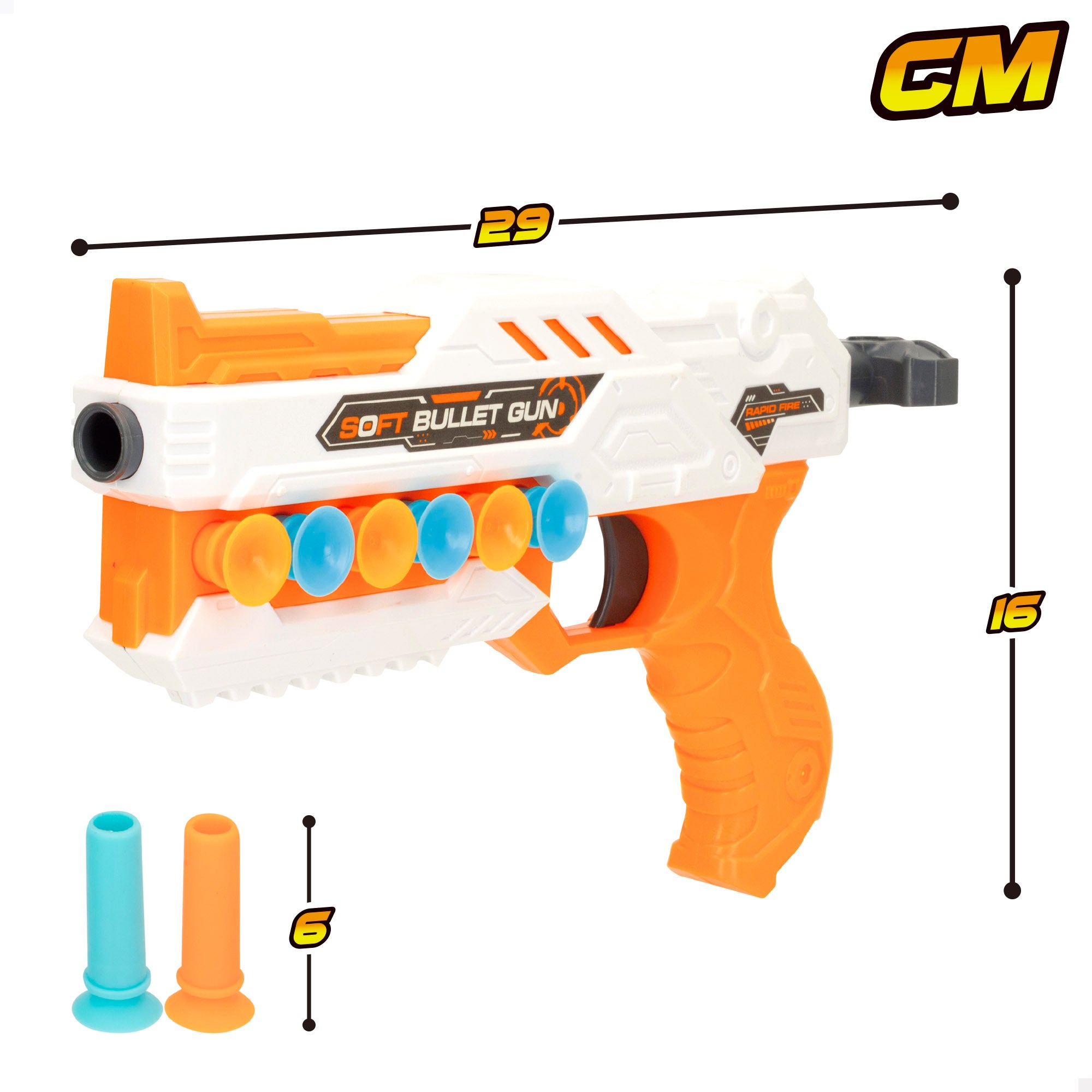 Pistola de brinquedo com 12 dardos e alvo Speed ​​​​Shoot Warriors