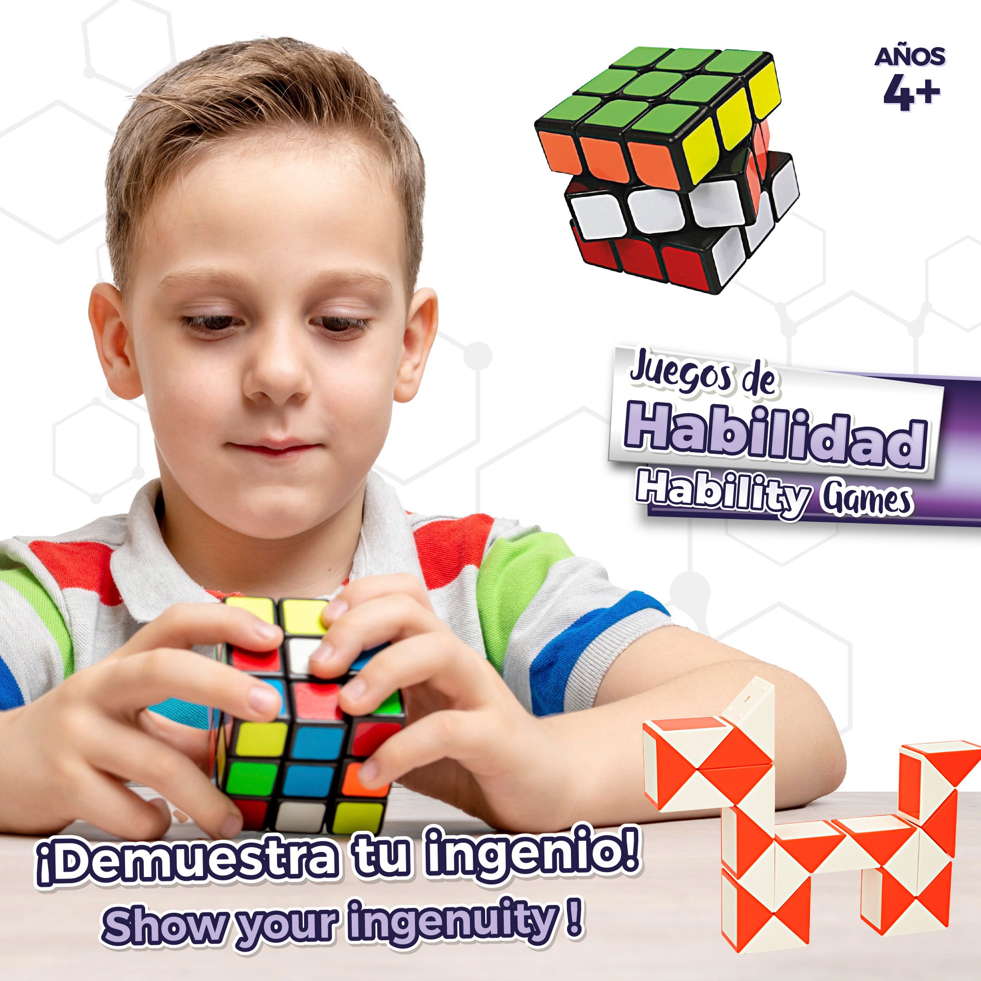 Conjunto Smart Theory com 6 Cubos Mágicos