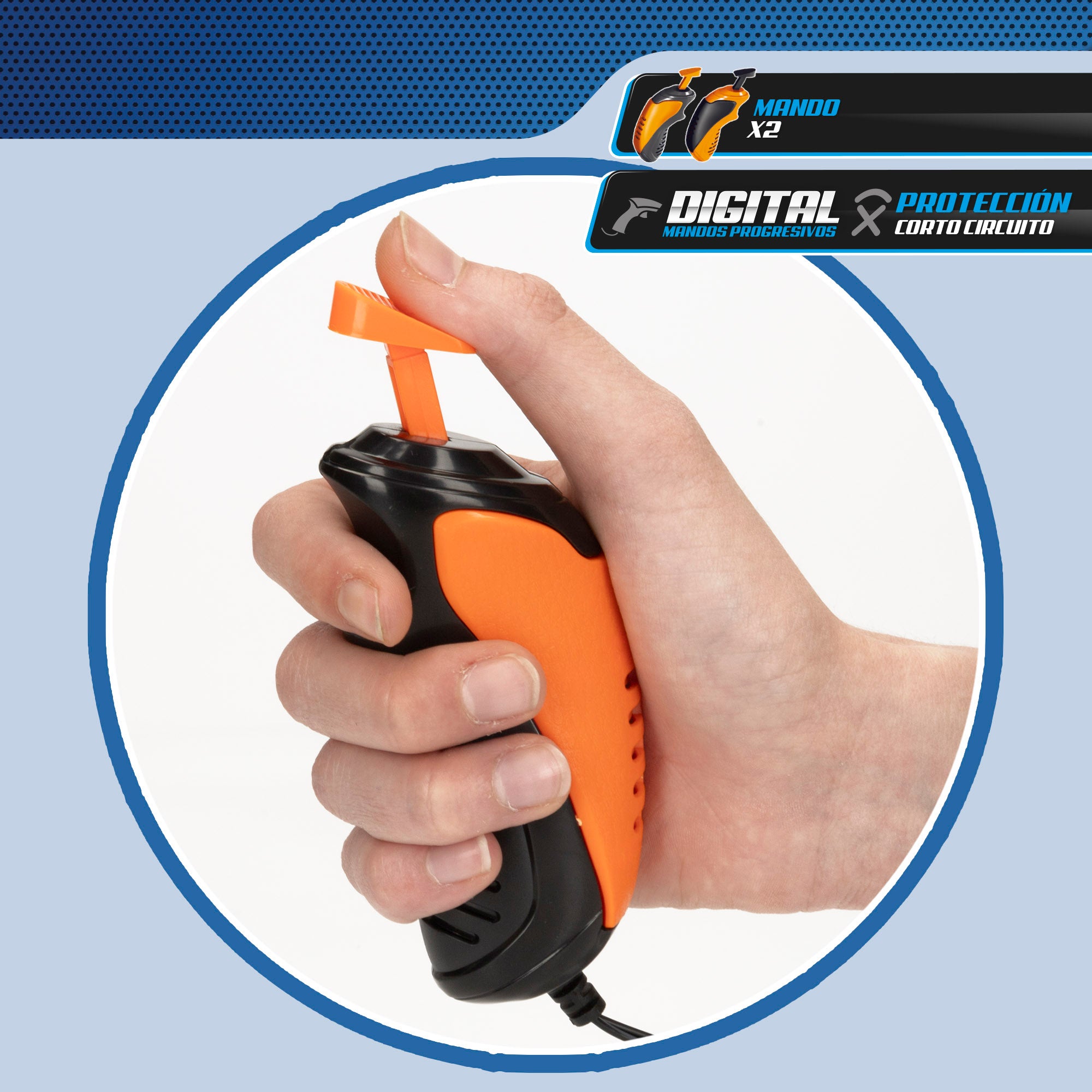 Pista de corrida magnética com 2 carros e 2 controladores Speed&amp; Go progressivos.