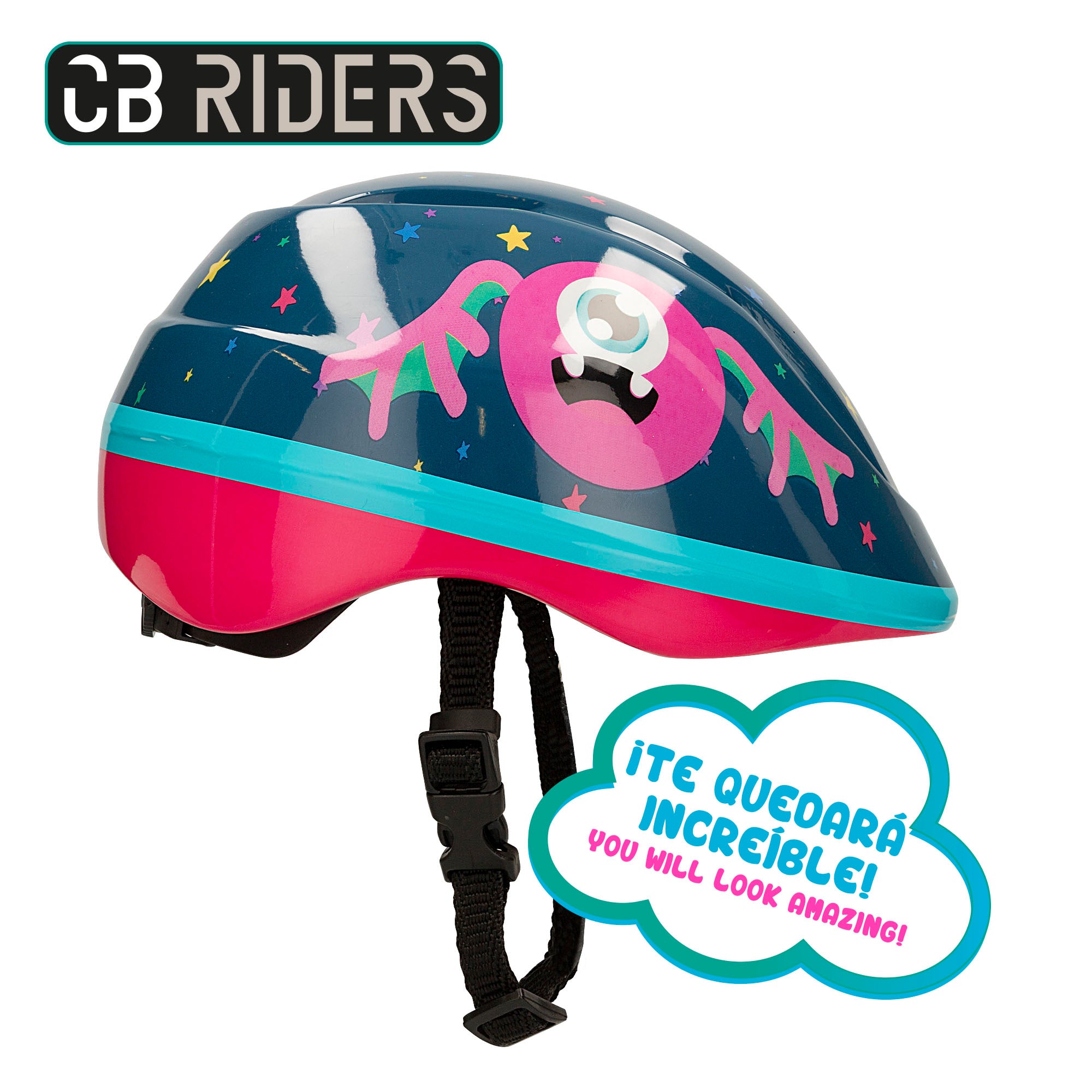 Capacete infantil Monsters CB Riders