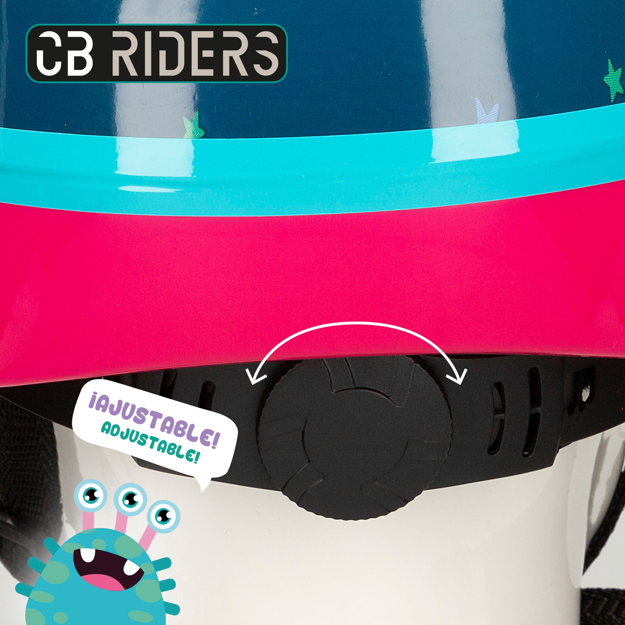 Capacete infantil Monsters CB Riders