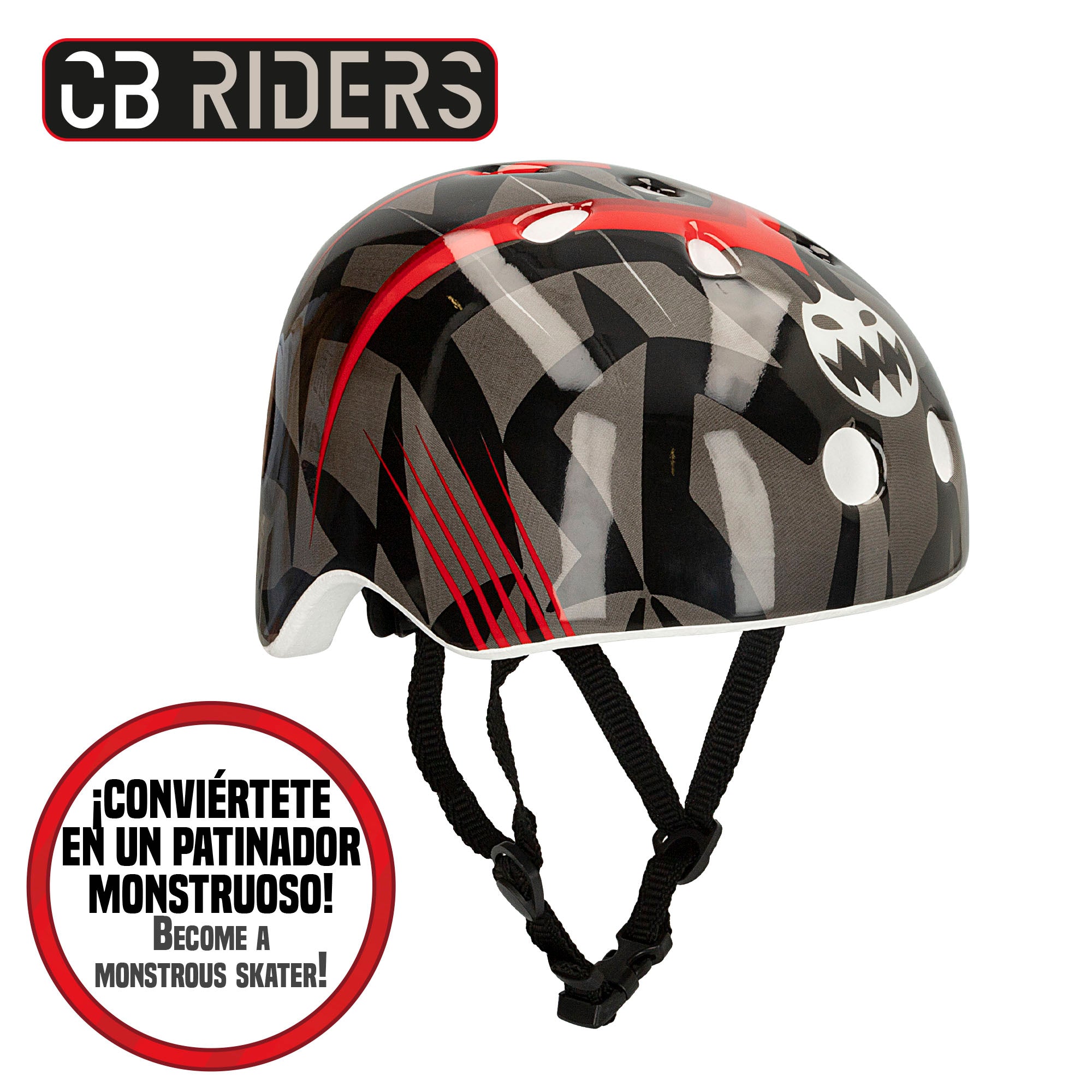 Capacete infantil Monsters CB Riders