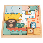 WOOMAX Zookabee Jogo de Puzzle e Equilíbrio de Animais de Madeira