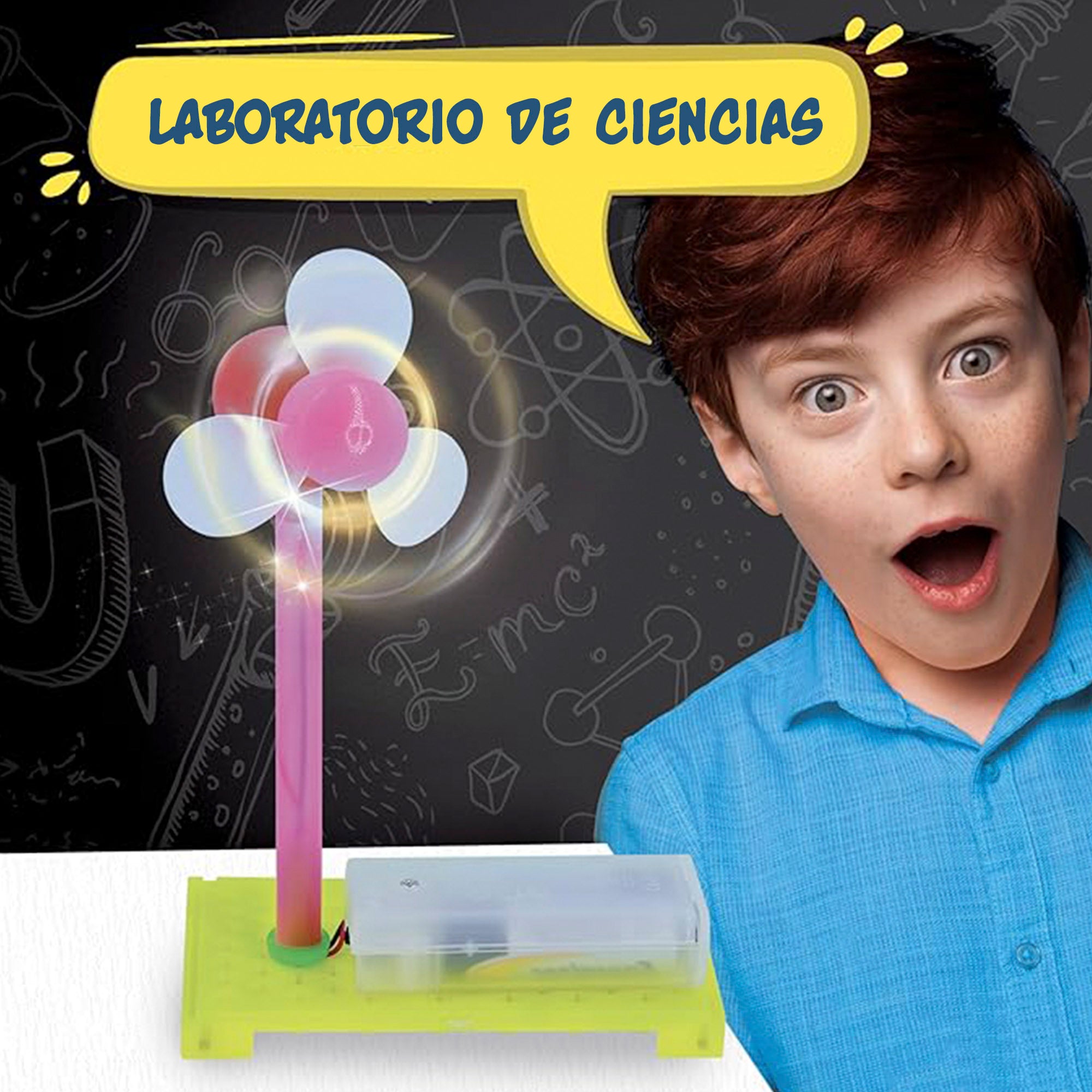 Laboratório Lisciani com 50 experiências científicas. Eu sou um génio.