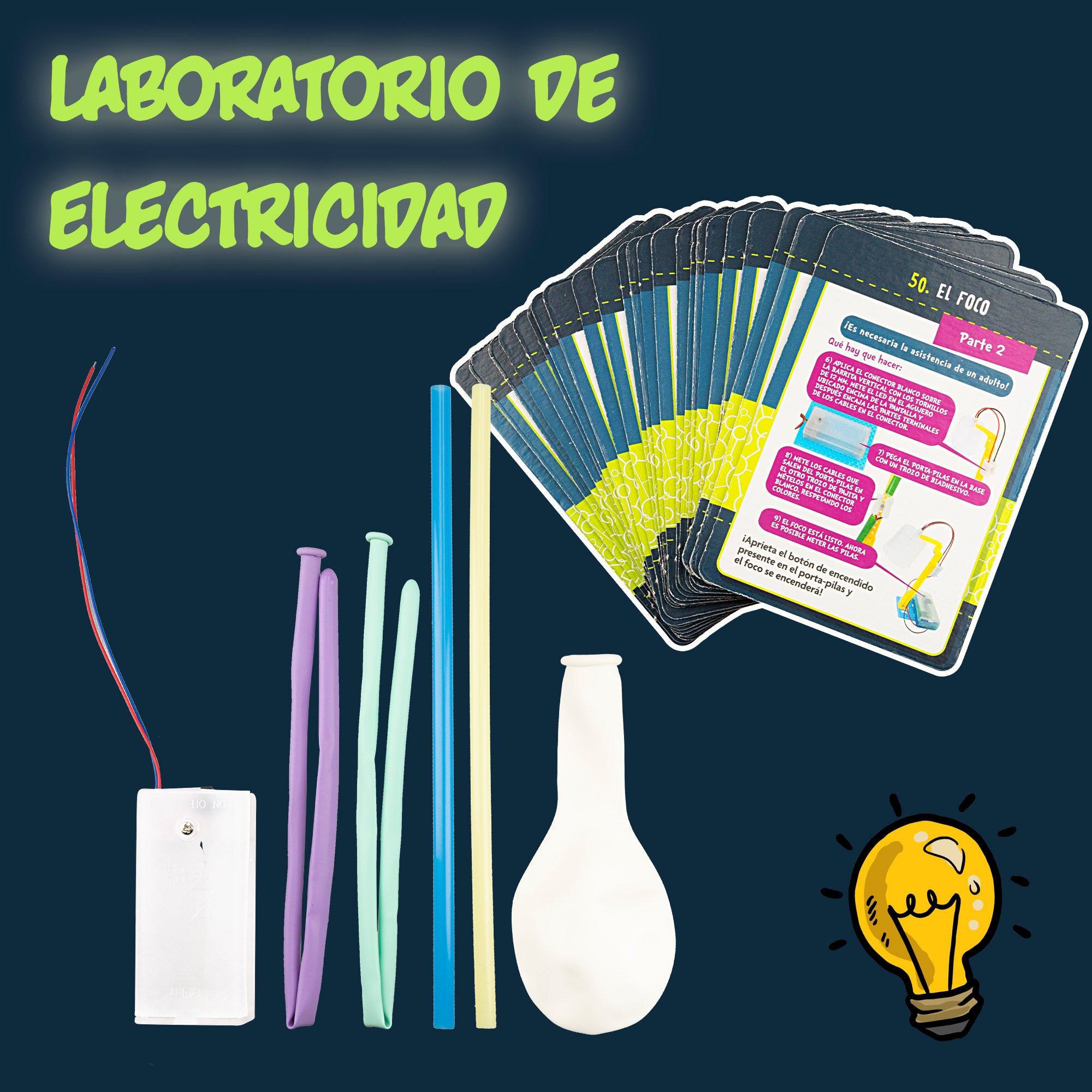 Laboratório de Eletricidade Lisciani com 50 Experiências Científicas: Eu Sou um Génio