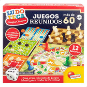 Lisciani Pack com 60 jogos de tabuleiro