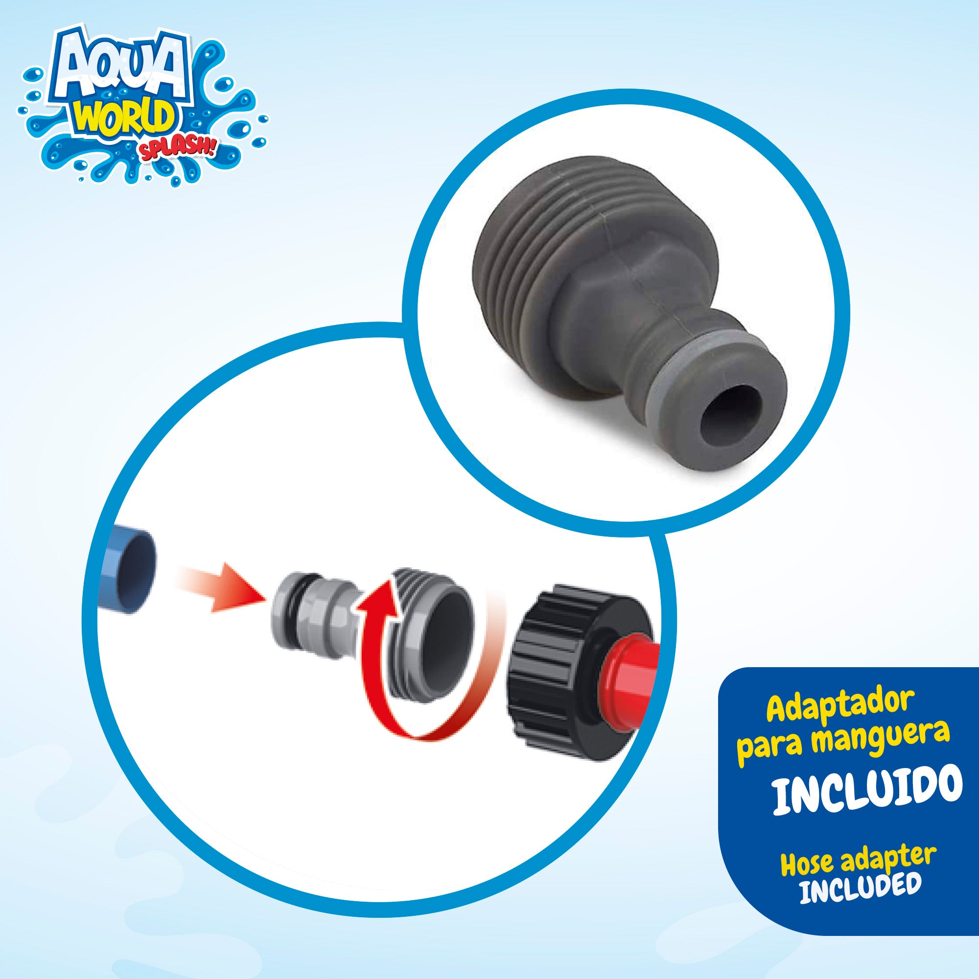 Brinquedo tartaruga Aqua World com aspersor de água