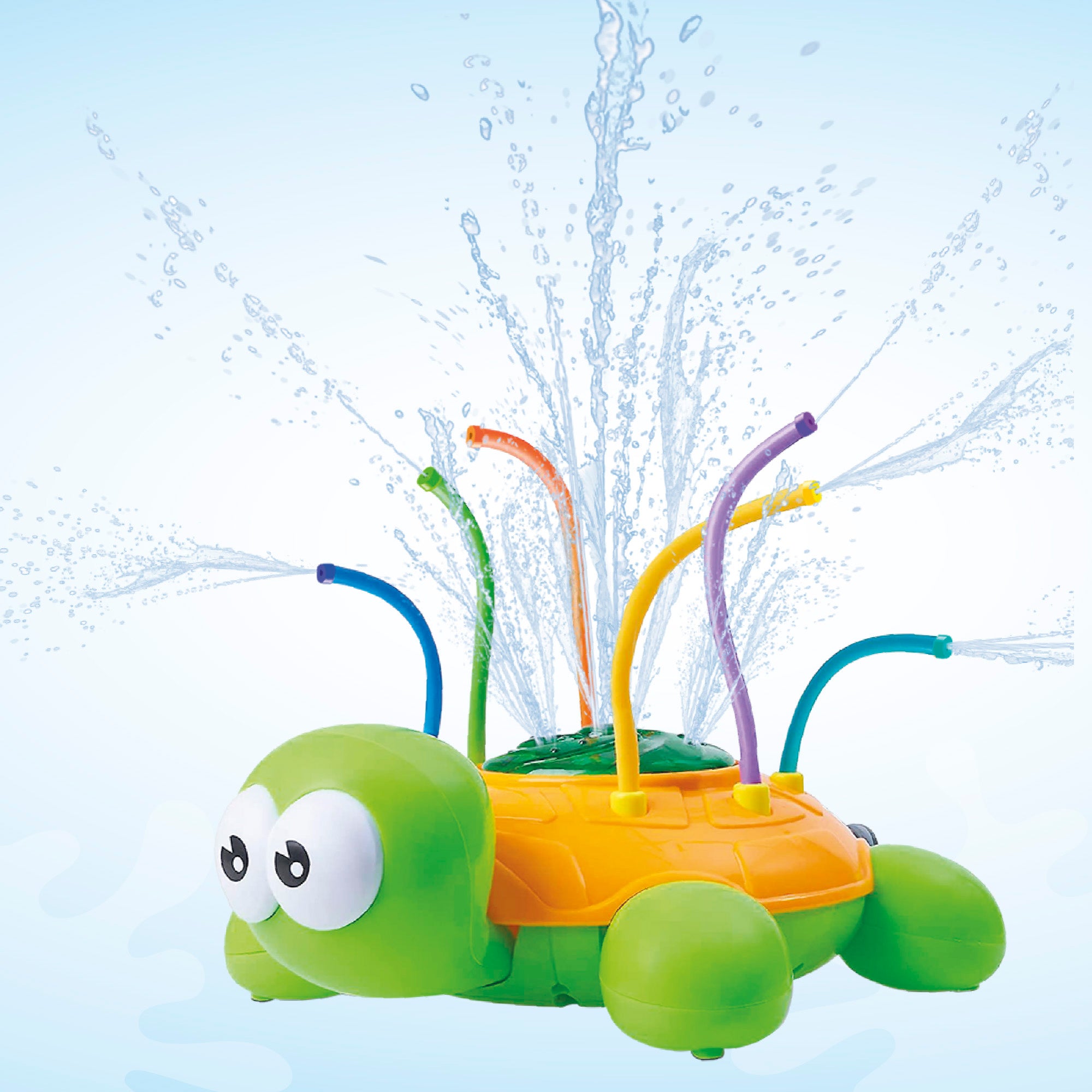 Brinquedo tartaruga Aqua World com aspersor de água