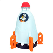 Pulverizador de água em formato de foguetão espacial da Aqua World