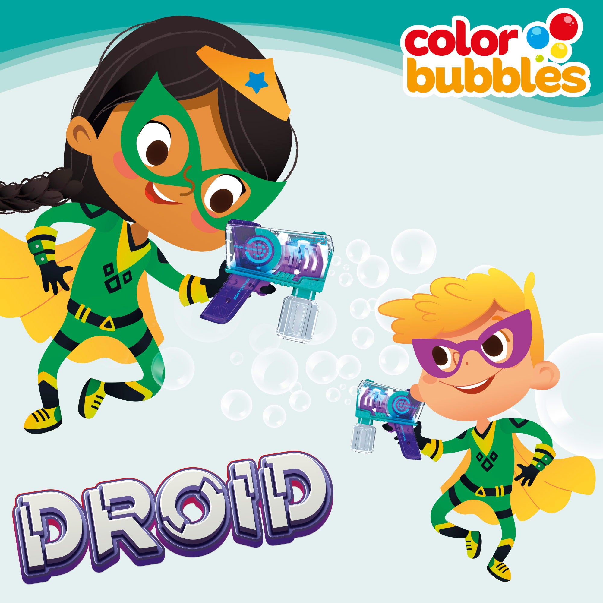 Pistola de Bolhas de Sabão Recarregável de 16cm com Bolhas Coloridas