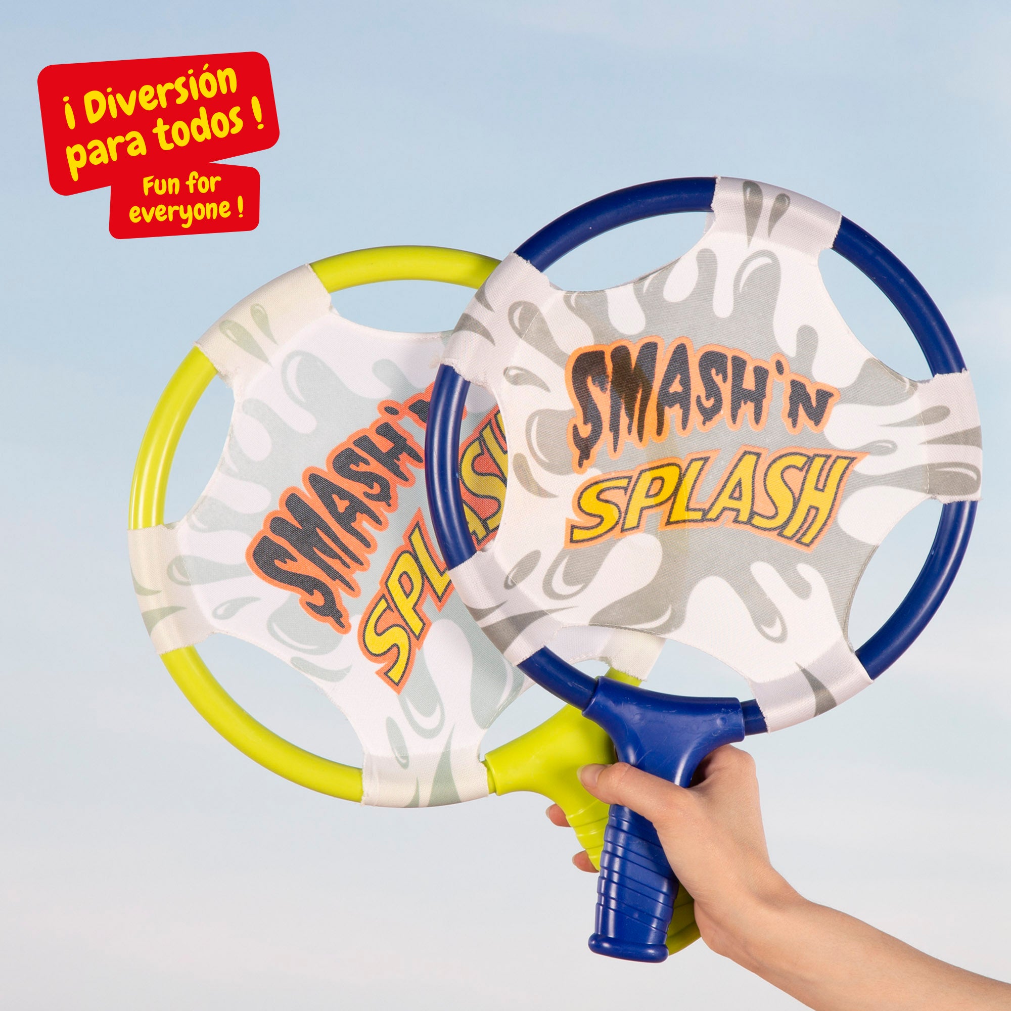 Aqua World Conjunto com 2 pás e bola de espuma