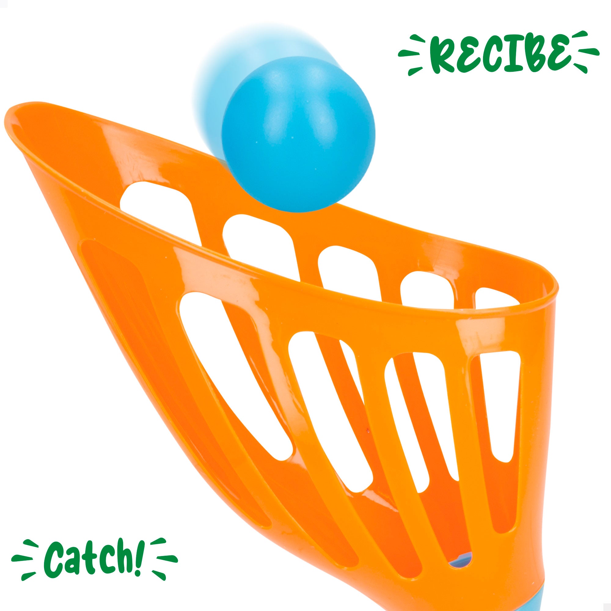 Jogo de lançamento de bolas com 2 raquetes e 6 bolas - Área de Diversão!