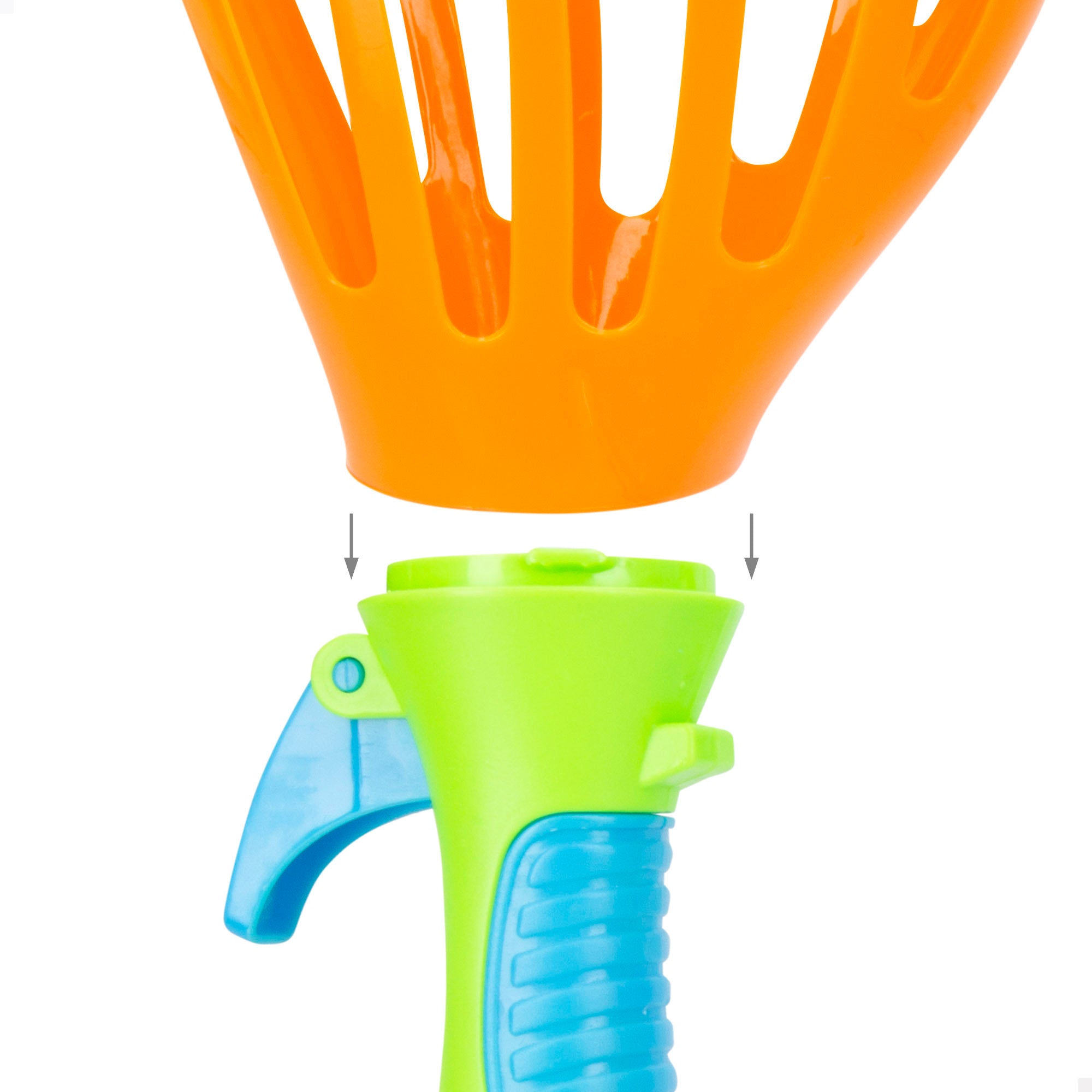 Jogo de lançamento de bolas com 2 raquetes e 6 bolas - Área de Diversão!