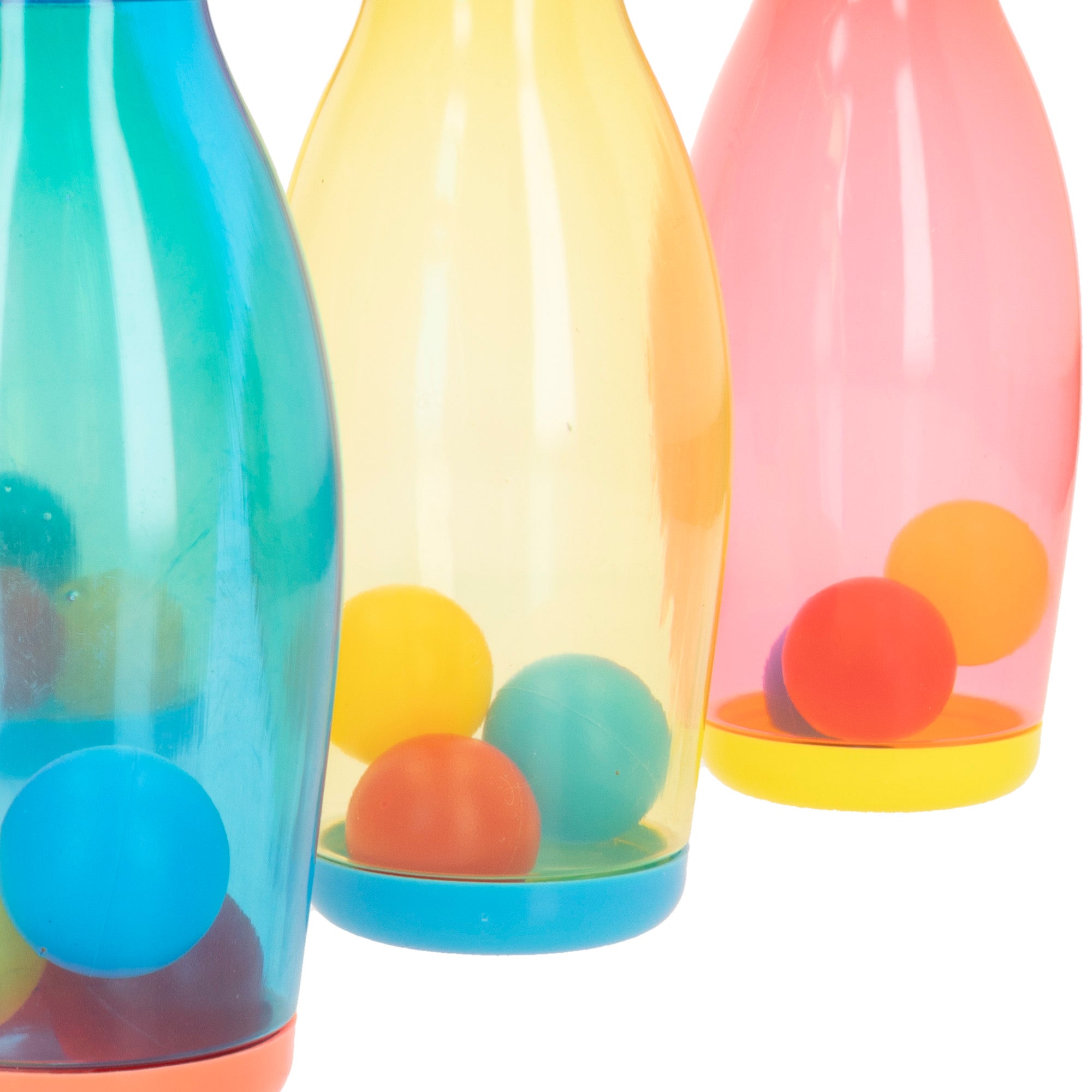 Conjunto de bowling de 20 cm com bola e bolsa de transporte da Fun Area!