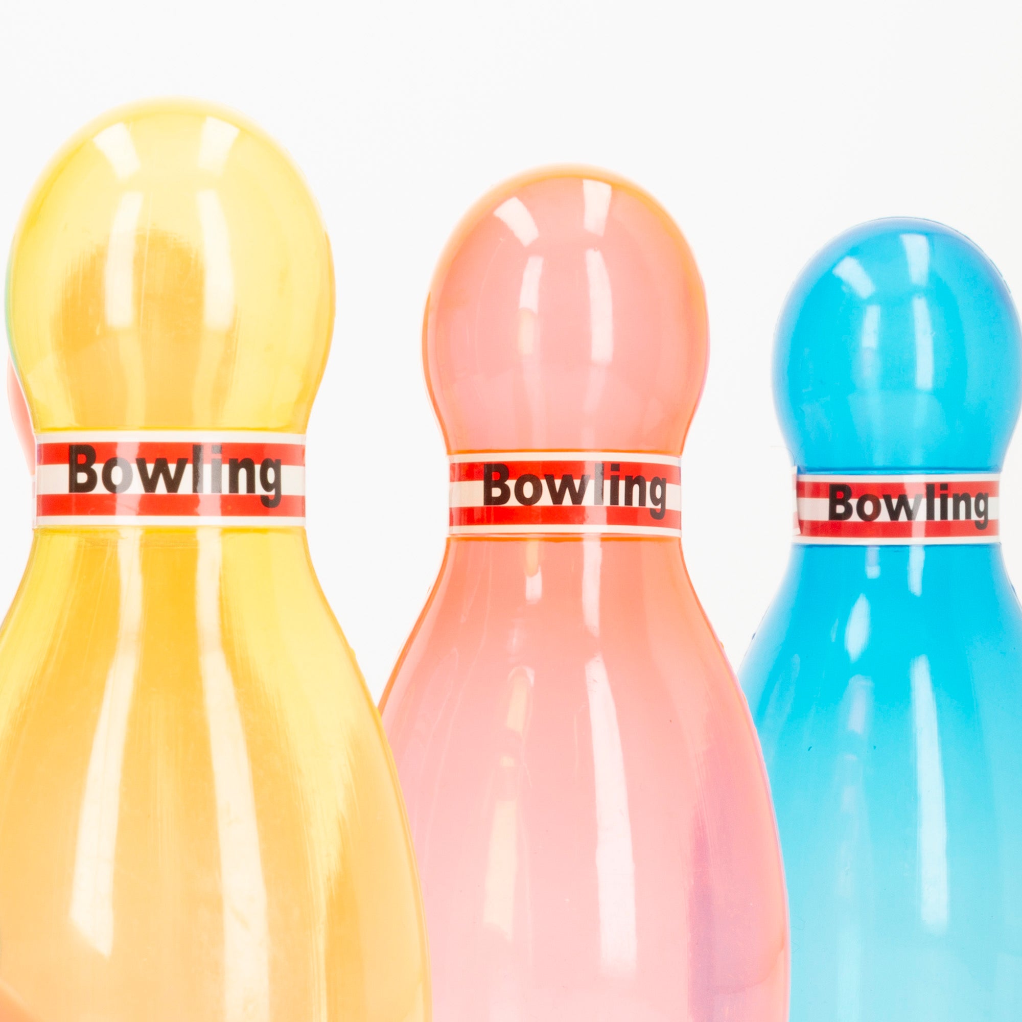 Conjunto de bowling de 20 cm com bola e bolsa de transporte da Fun Area!