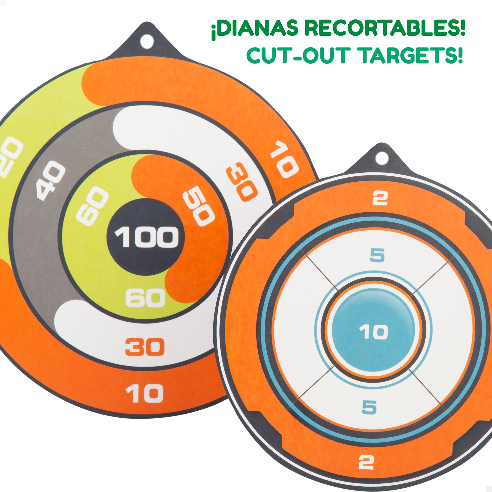 Conjunto de arco e flecha Fun Area de 50 cm com alvos e estojo!