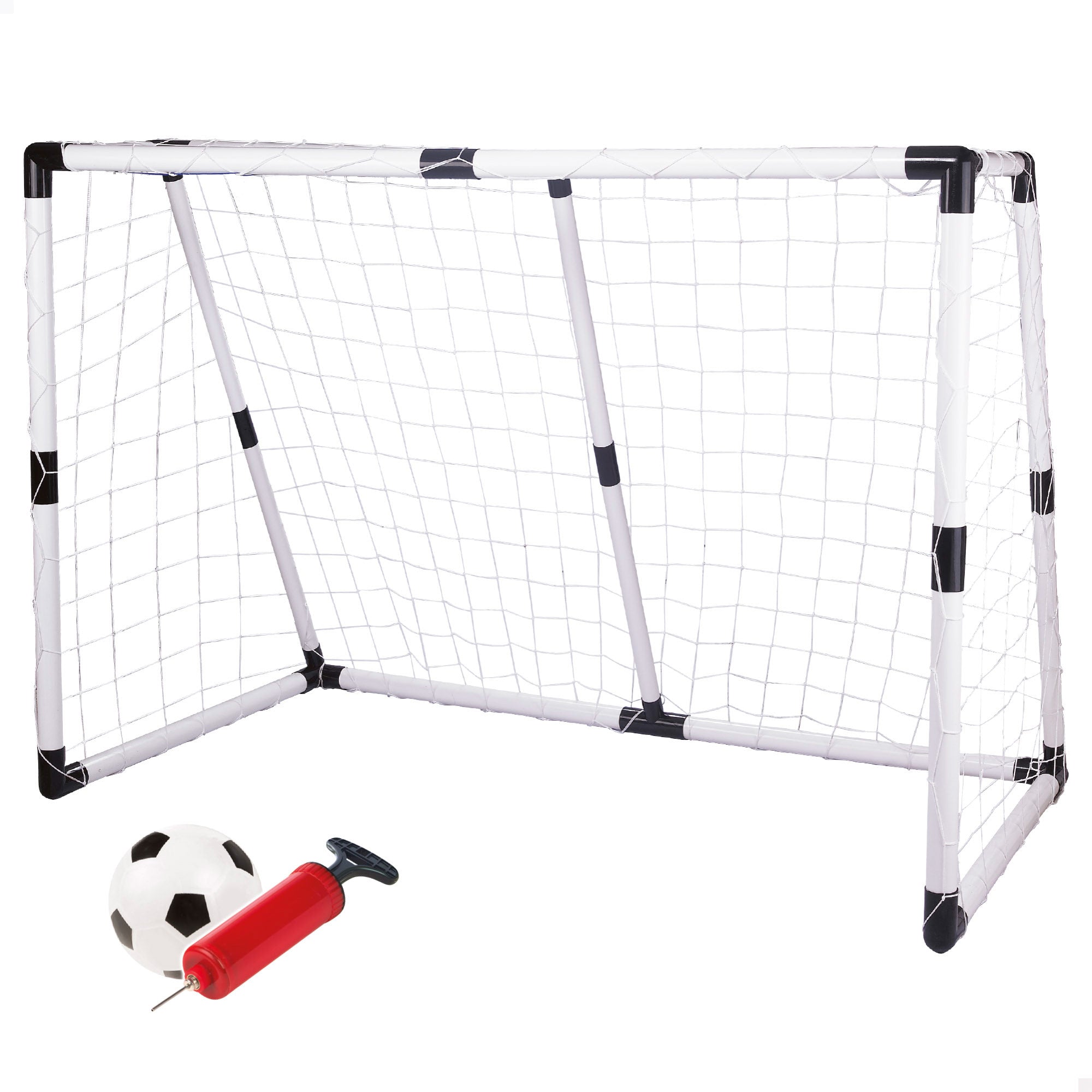 Golo de futebol infantil CB Sports com bola e bomba.