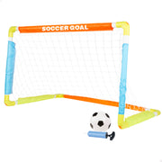 Trave de futebol infantil com bola, bomba e estacas - Área de Diversão!