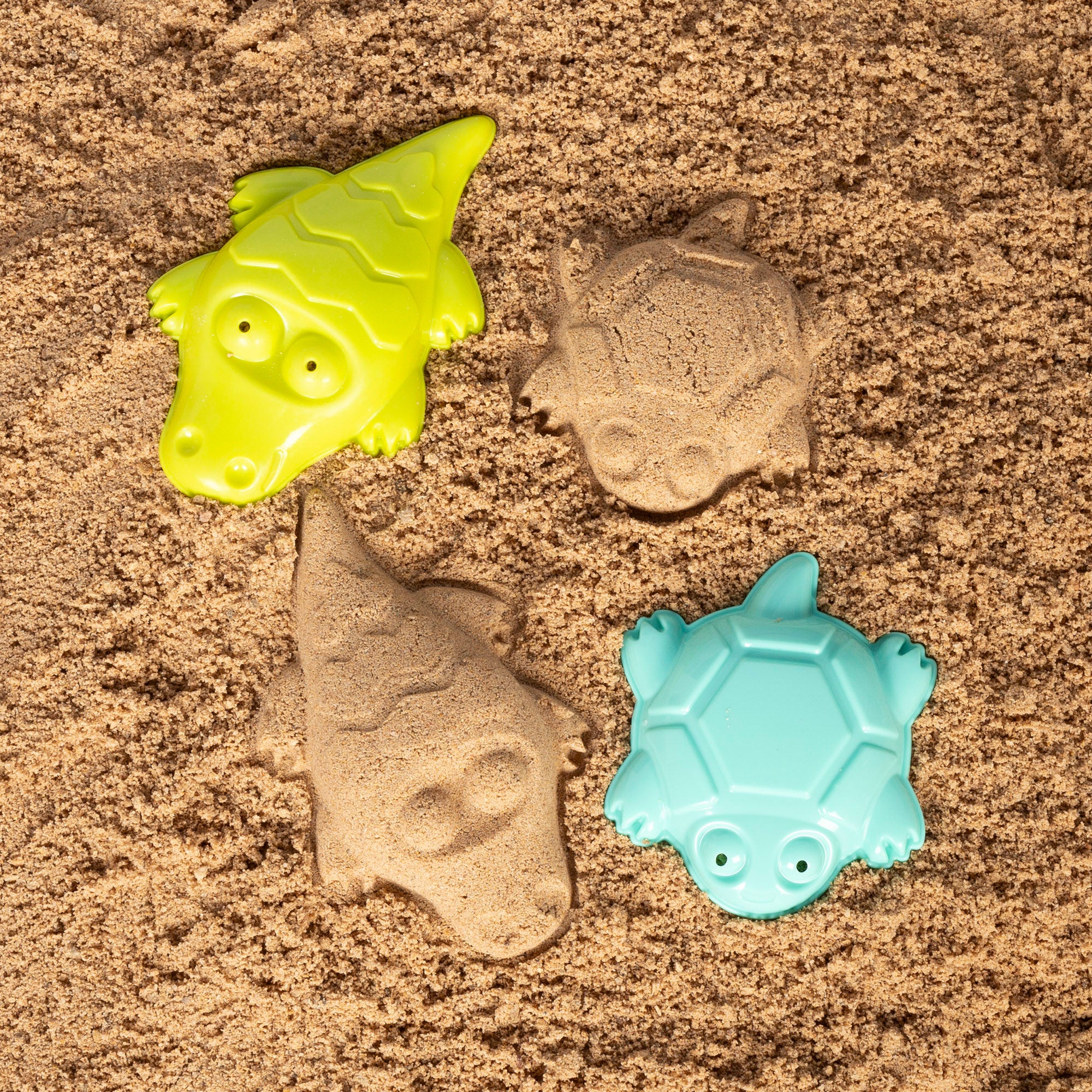 Balde de praia com acessórios e moldes Colorido Praia