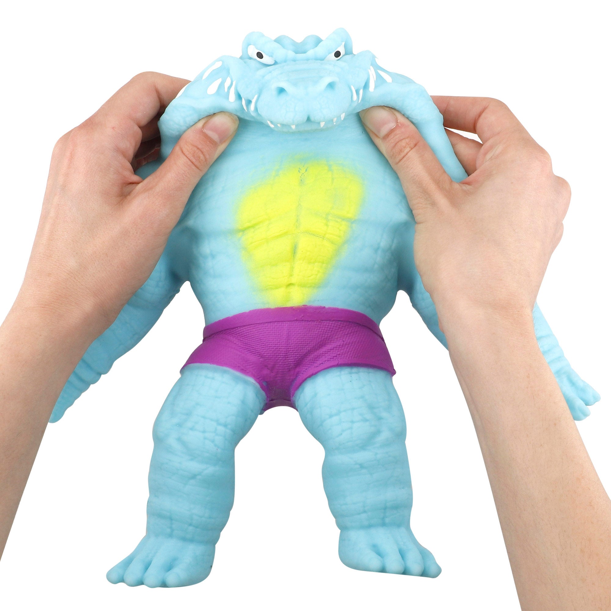 Boneca anti-stress Stretchapalz Crocodilo Fluorescente