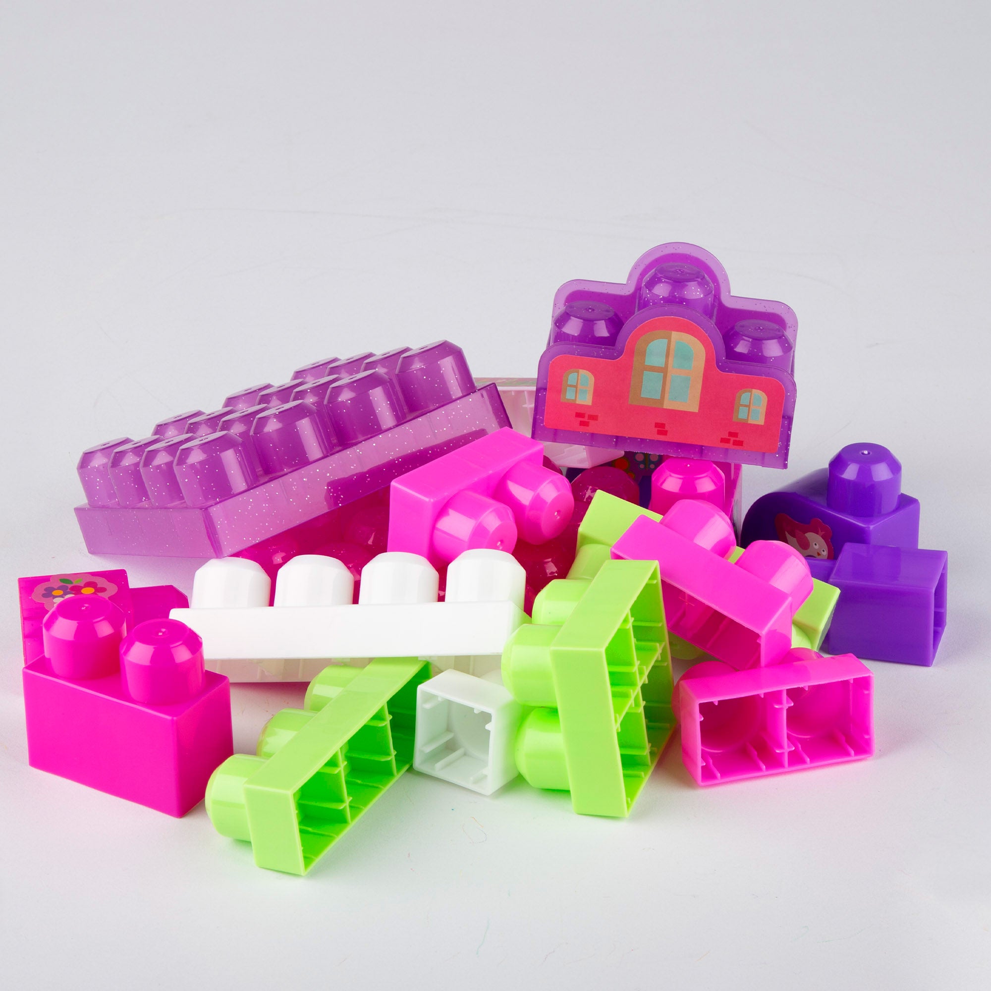Conjunto de blocos de construção Princesa, 20 peças, COLORBABY