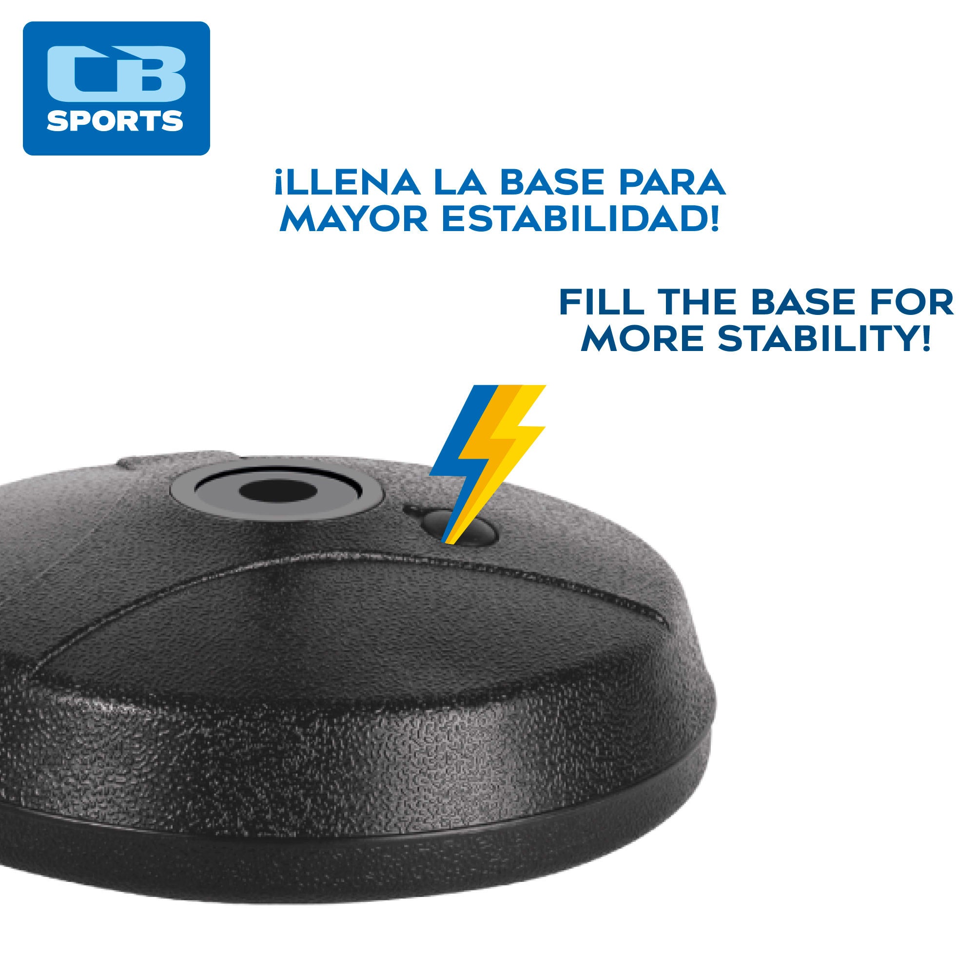 Saco de boxe para criança CB Sports com luvas e bomba de ar.