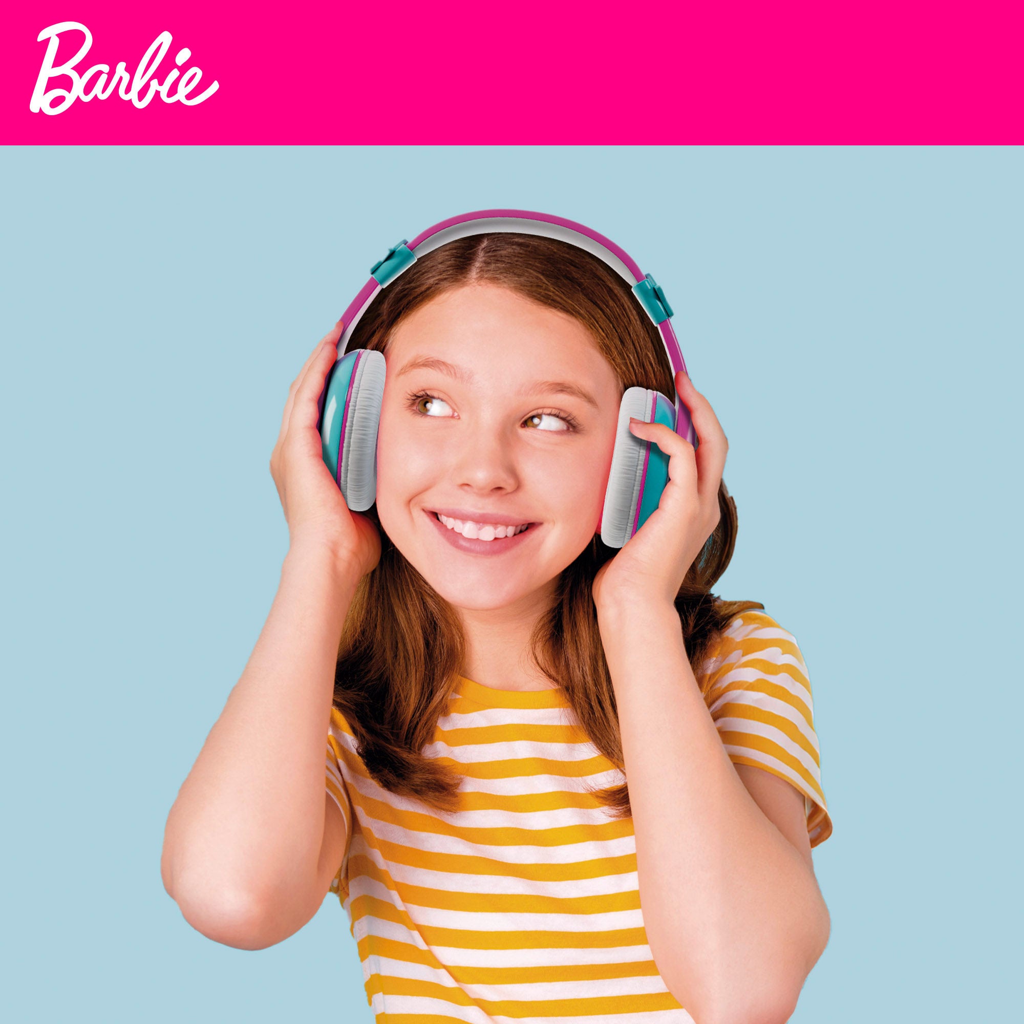 Auriculares Bluetooth infantis da Barbie