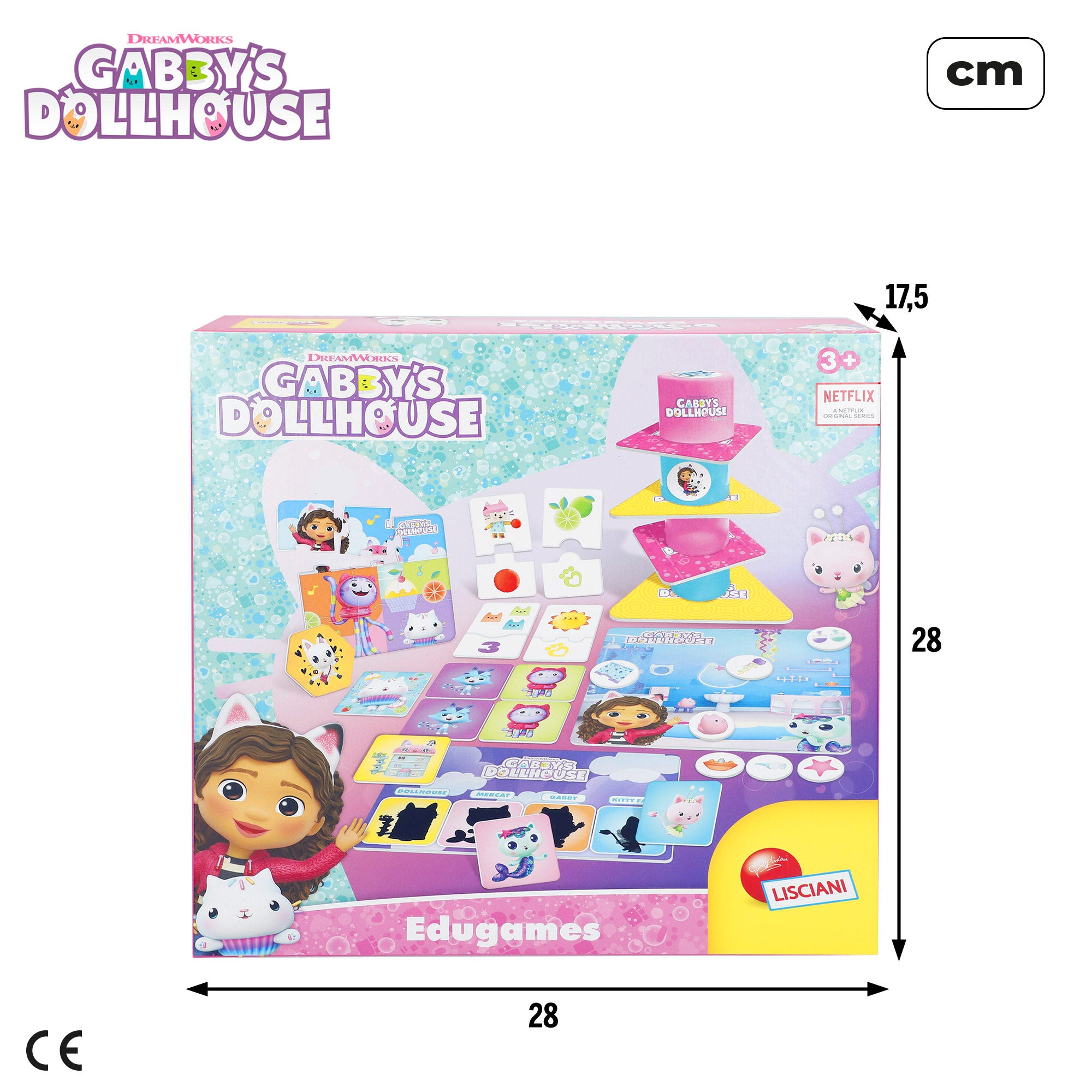 Gabby's Dollhouse 10 em 1 - Jogos de Tabuleiro