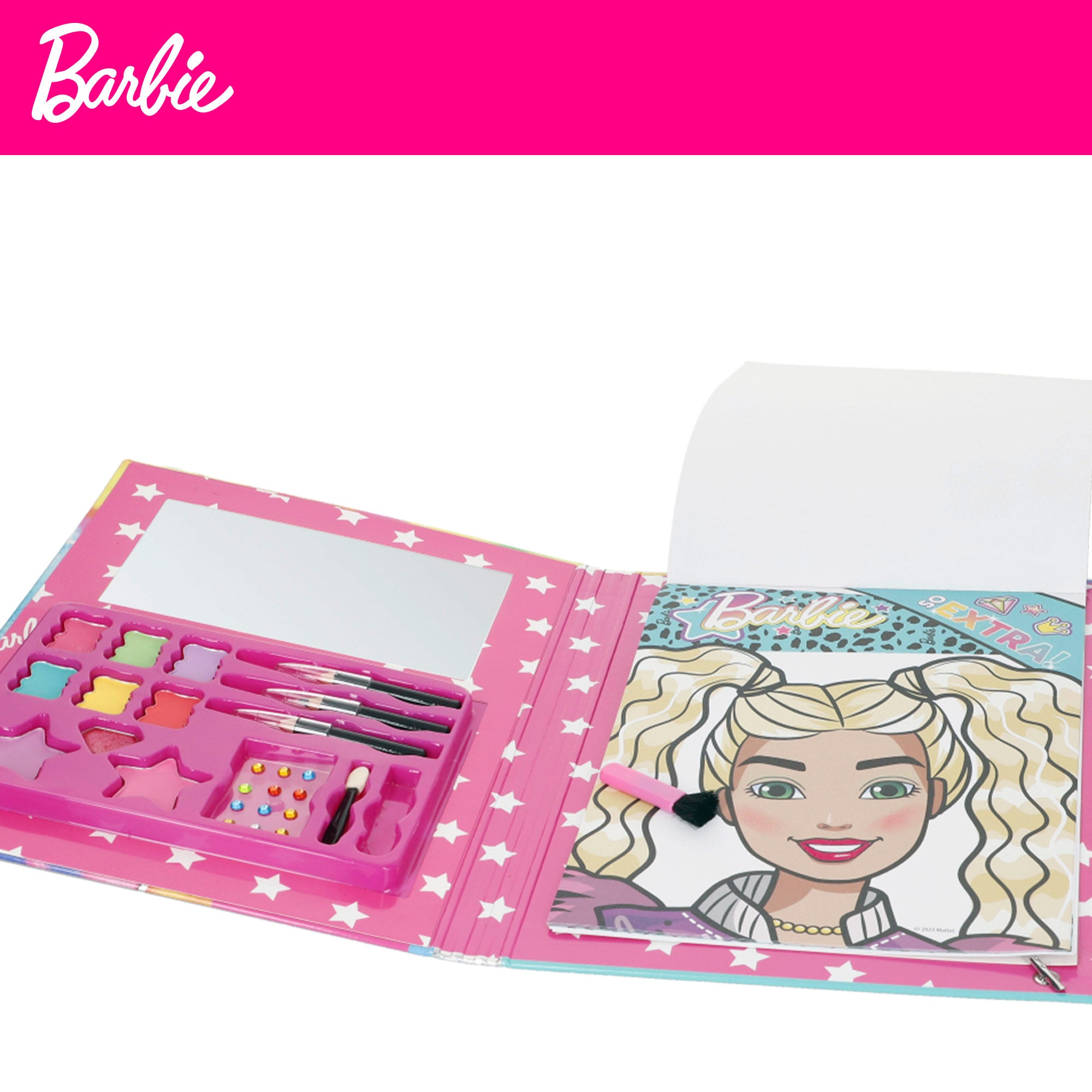 Conjunto de Maquilhagem 3 em 1 da Barbie