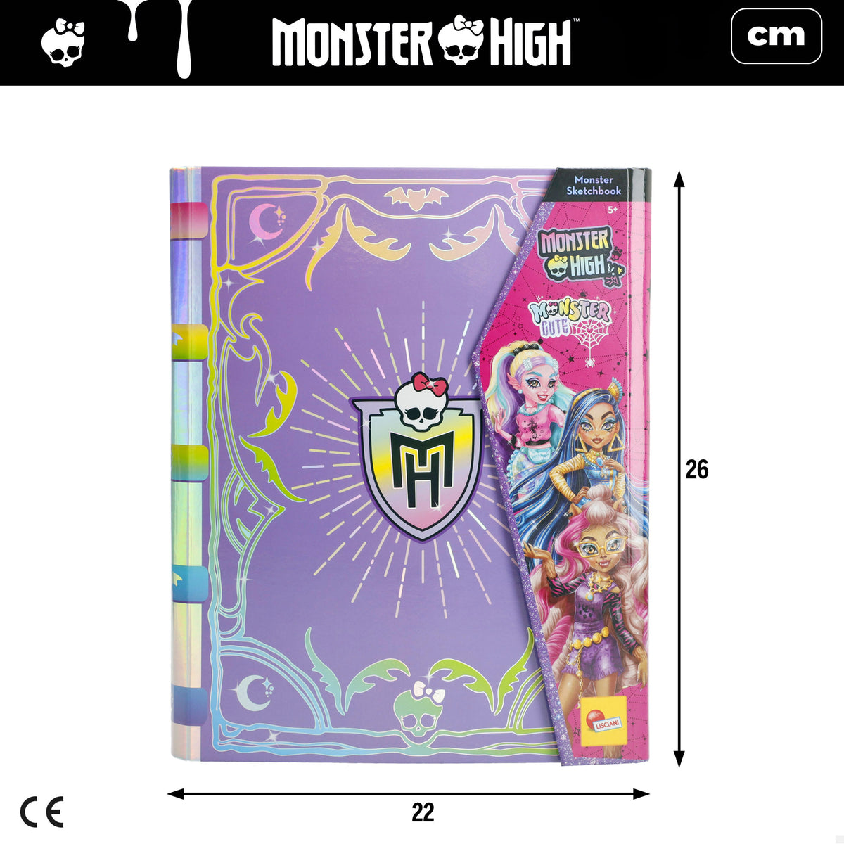 Livro de atividades para colorir e decorar Monster High
