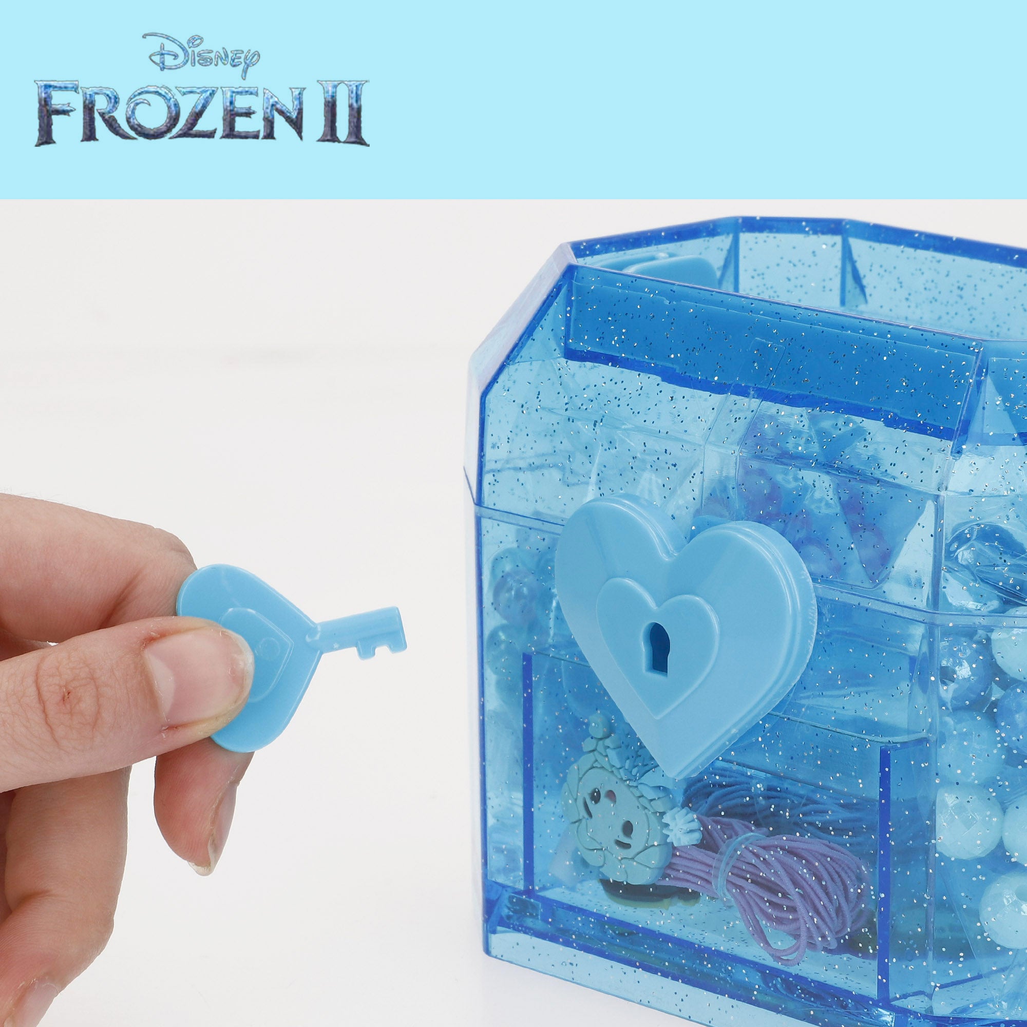 Conjunto Frozen para criar pulseiras e colares.