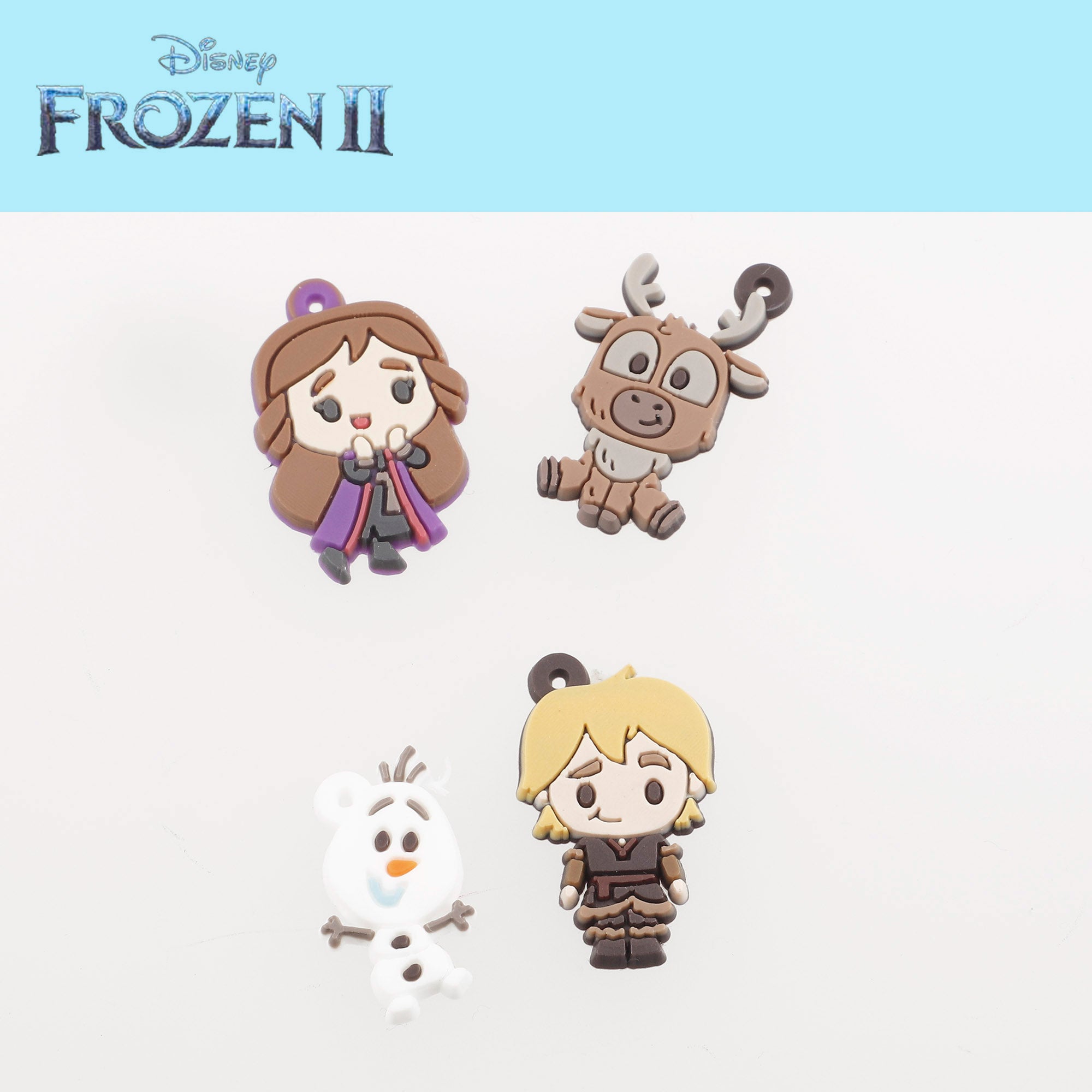 Conjunto Frozen para criar pulseiras e colares.