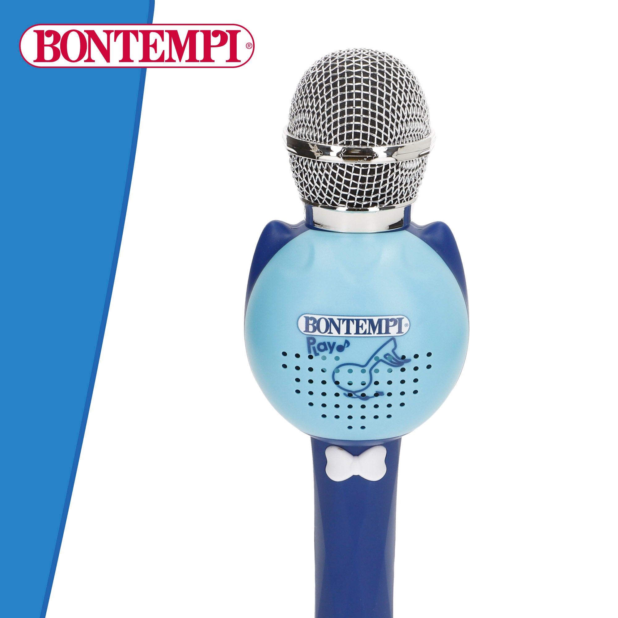 Microfone infantil sem fios Bontempi Blue com altifalante