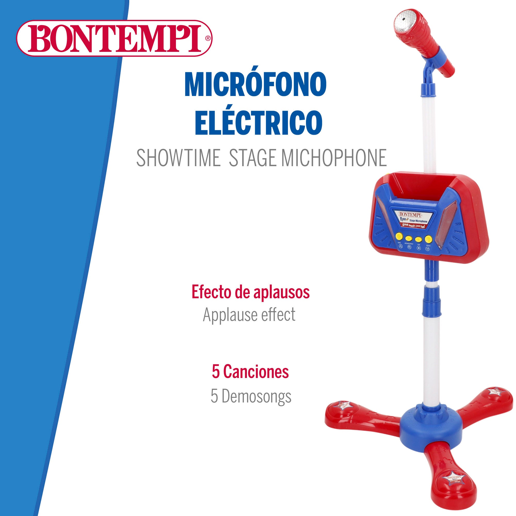 Microfone de palco sem fios Bontempi