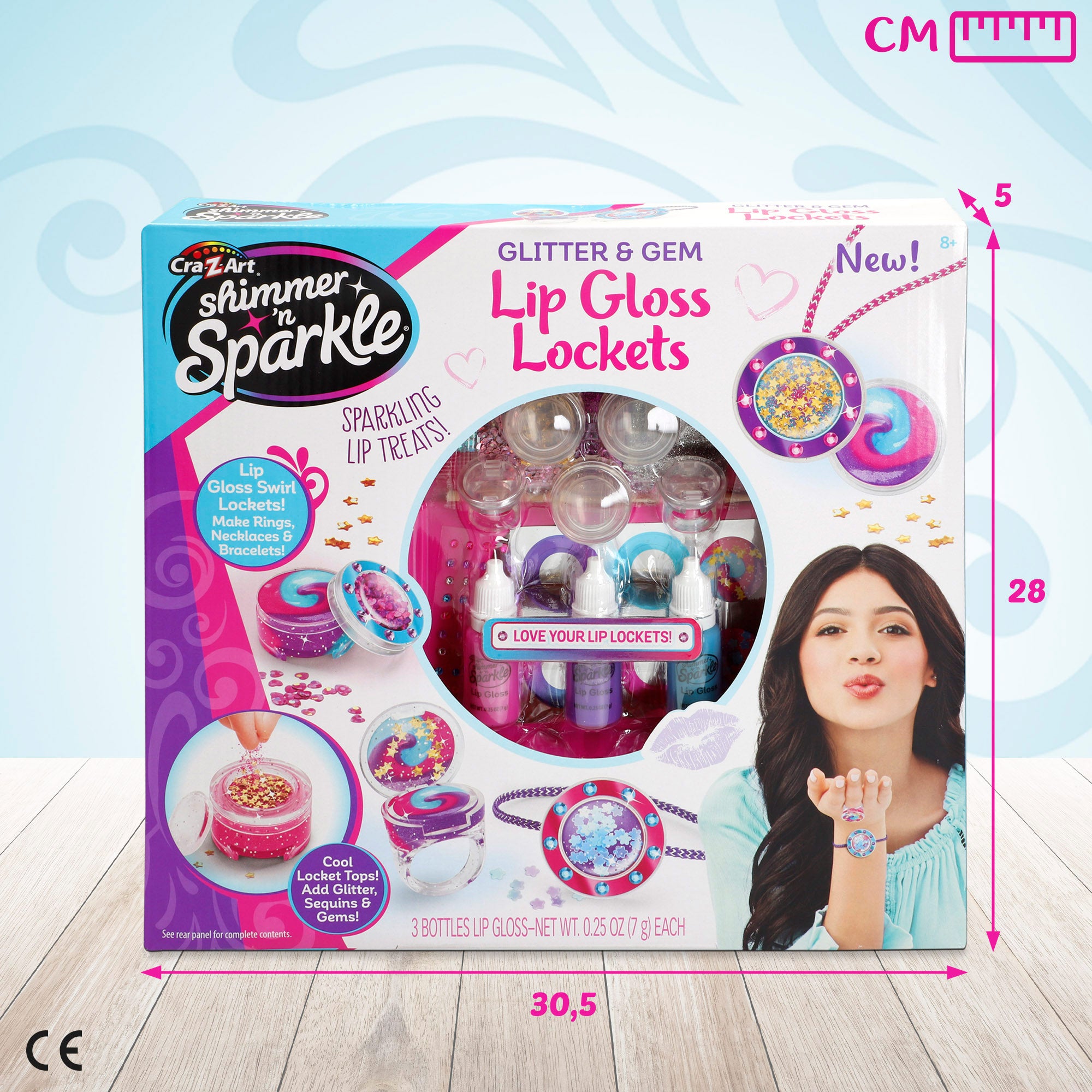 Conjunto para fazer batom Shimmer 'n Sparkle Medallion