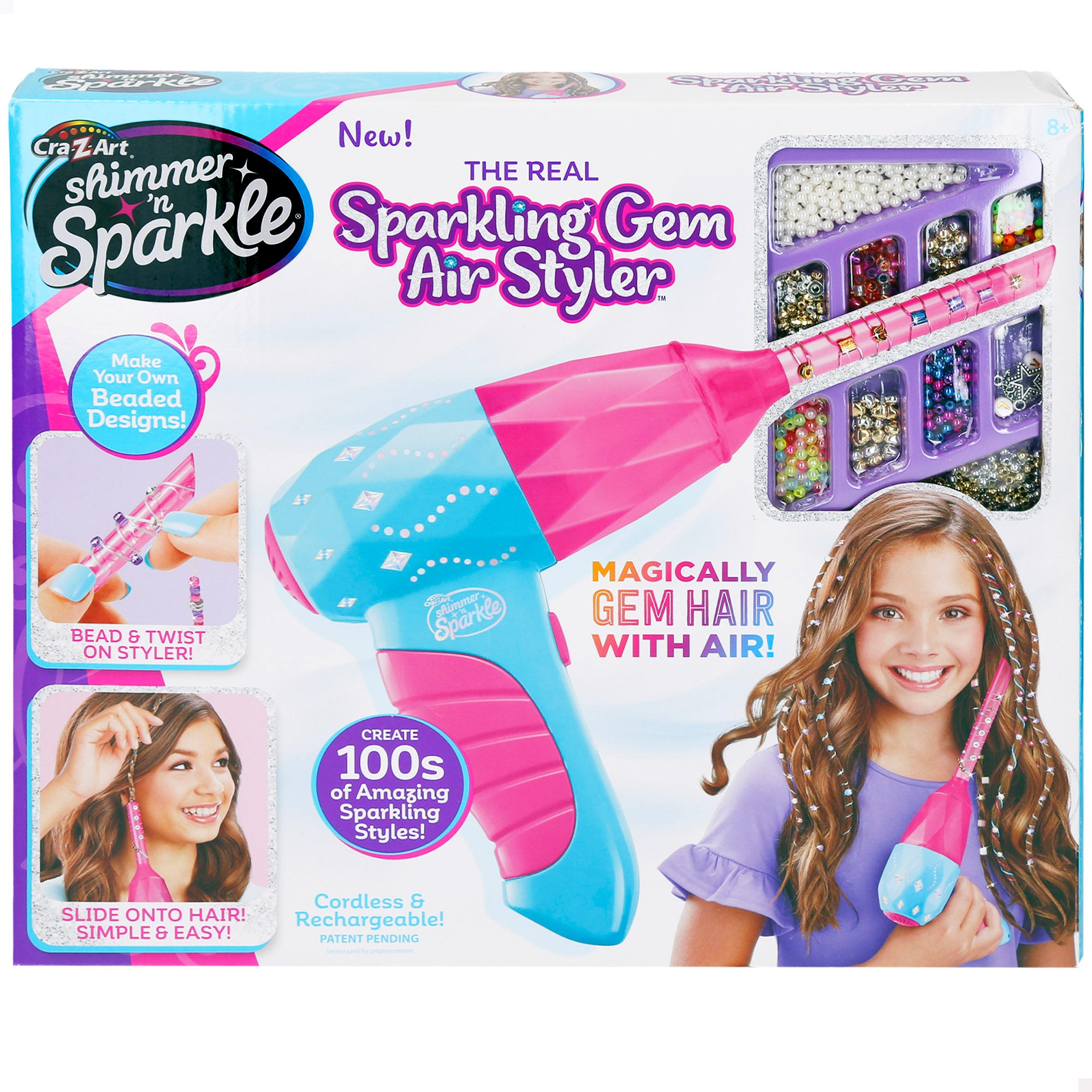 Aplicador de joalharia para cabelo Shimmer 'n Sparkle
