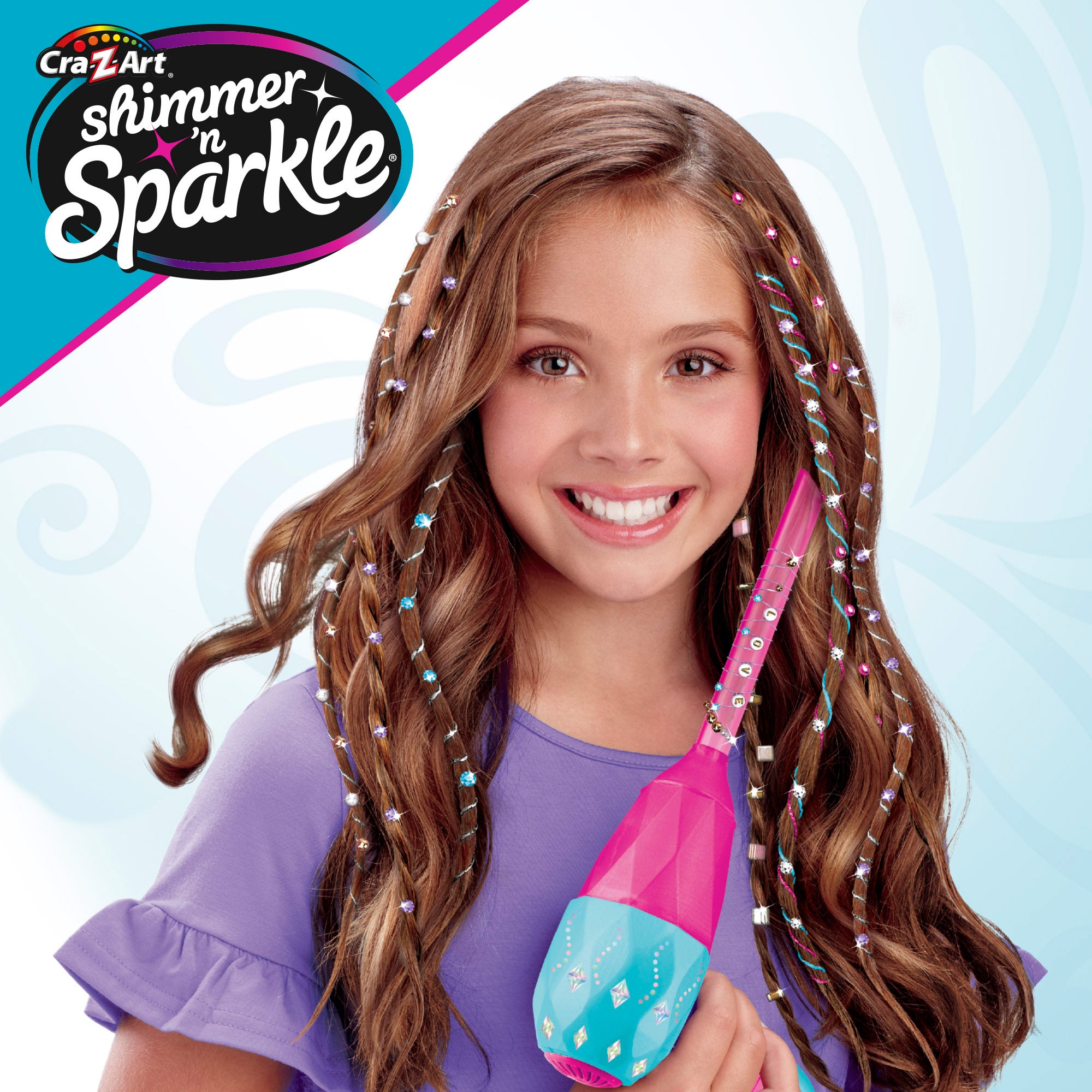 Aplicador de joalharia para cabelo Shimmer 'n Sparkle
