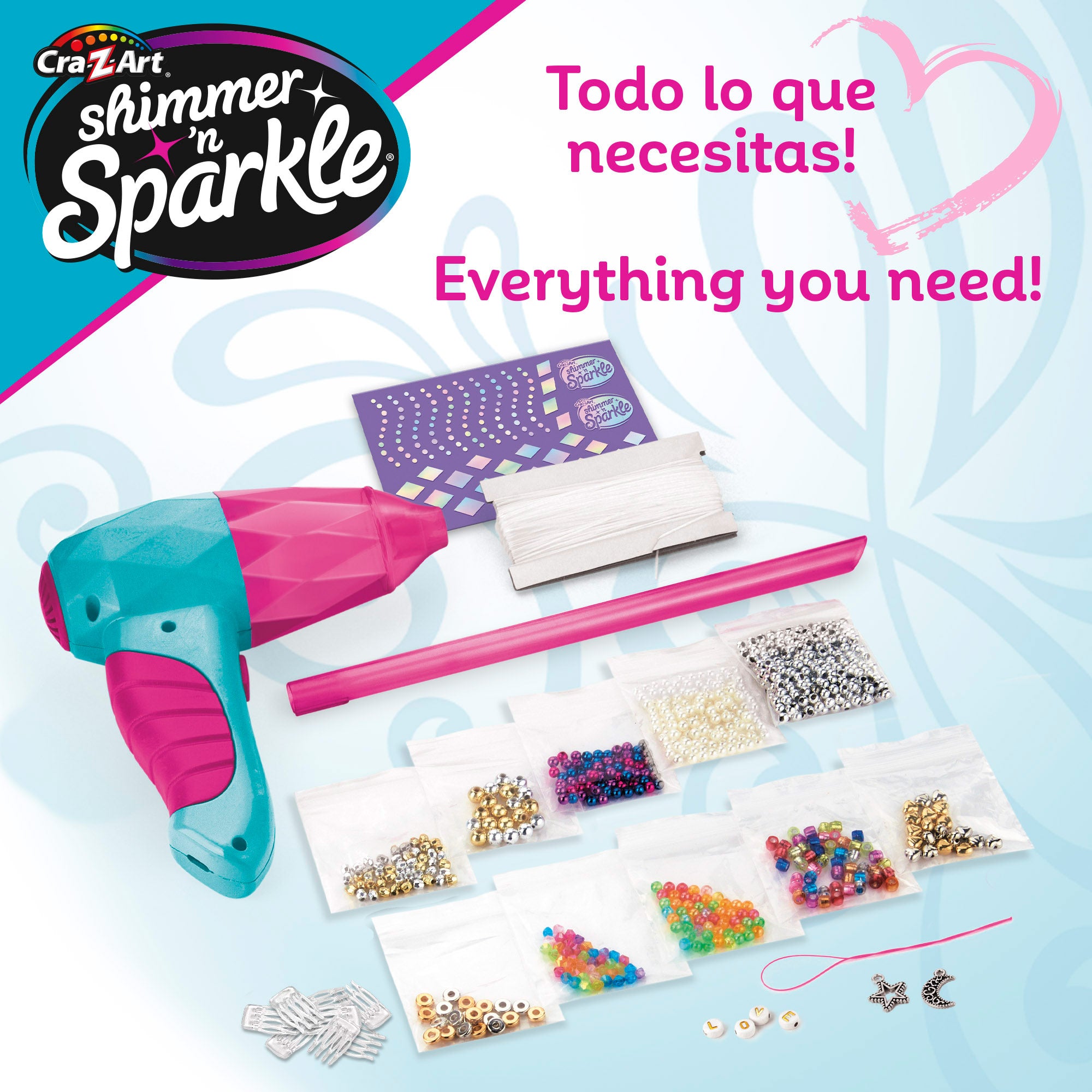Aplicador de joalharia para cabelo Shimmer 'n Sparkle