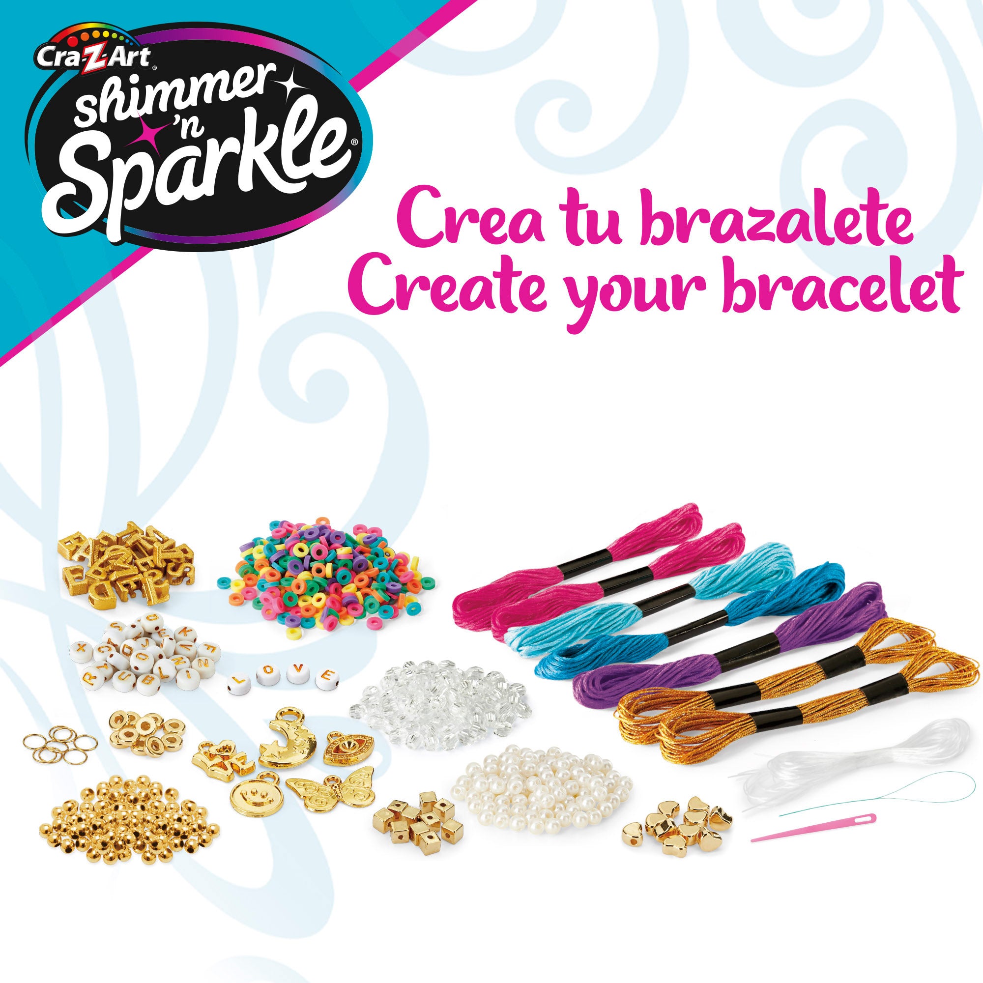 Kit Shimmer 'n Sparkle para fazer pulseiras brilhantes