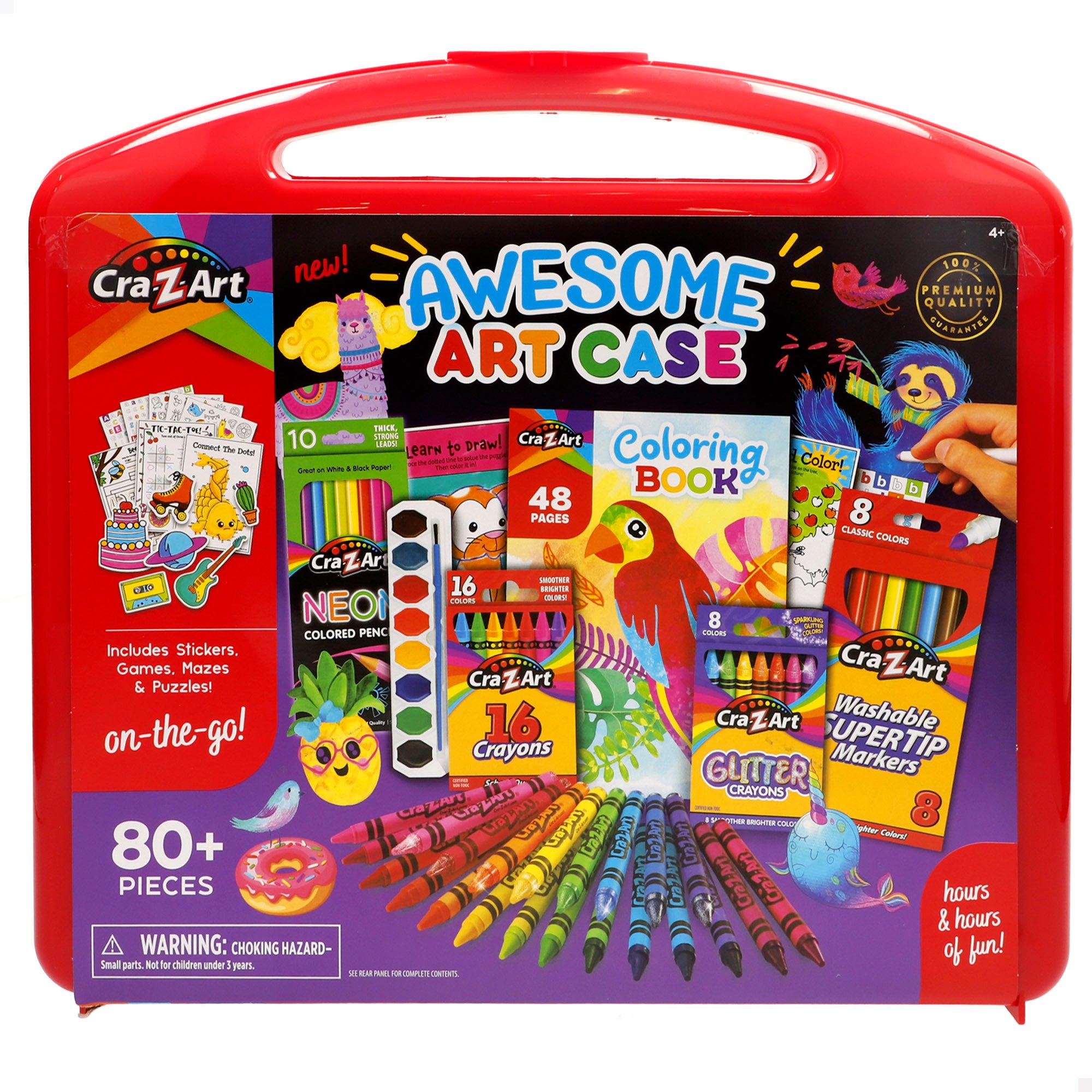 Kit de arte Cra-Z-Art com cores e atividades
