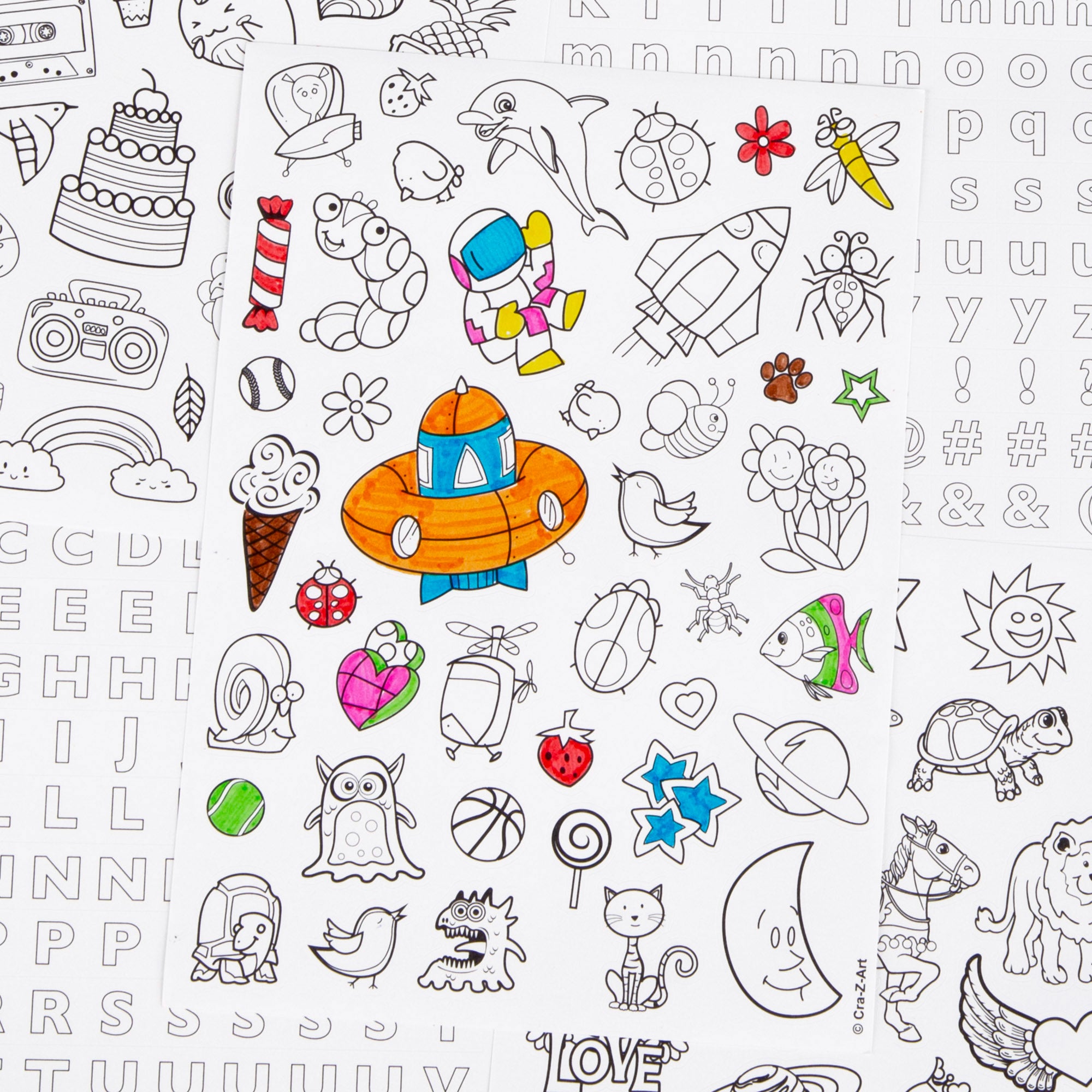 Kit de arte Cra-Z-Art com cores e atividades
