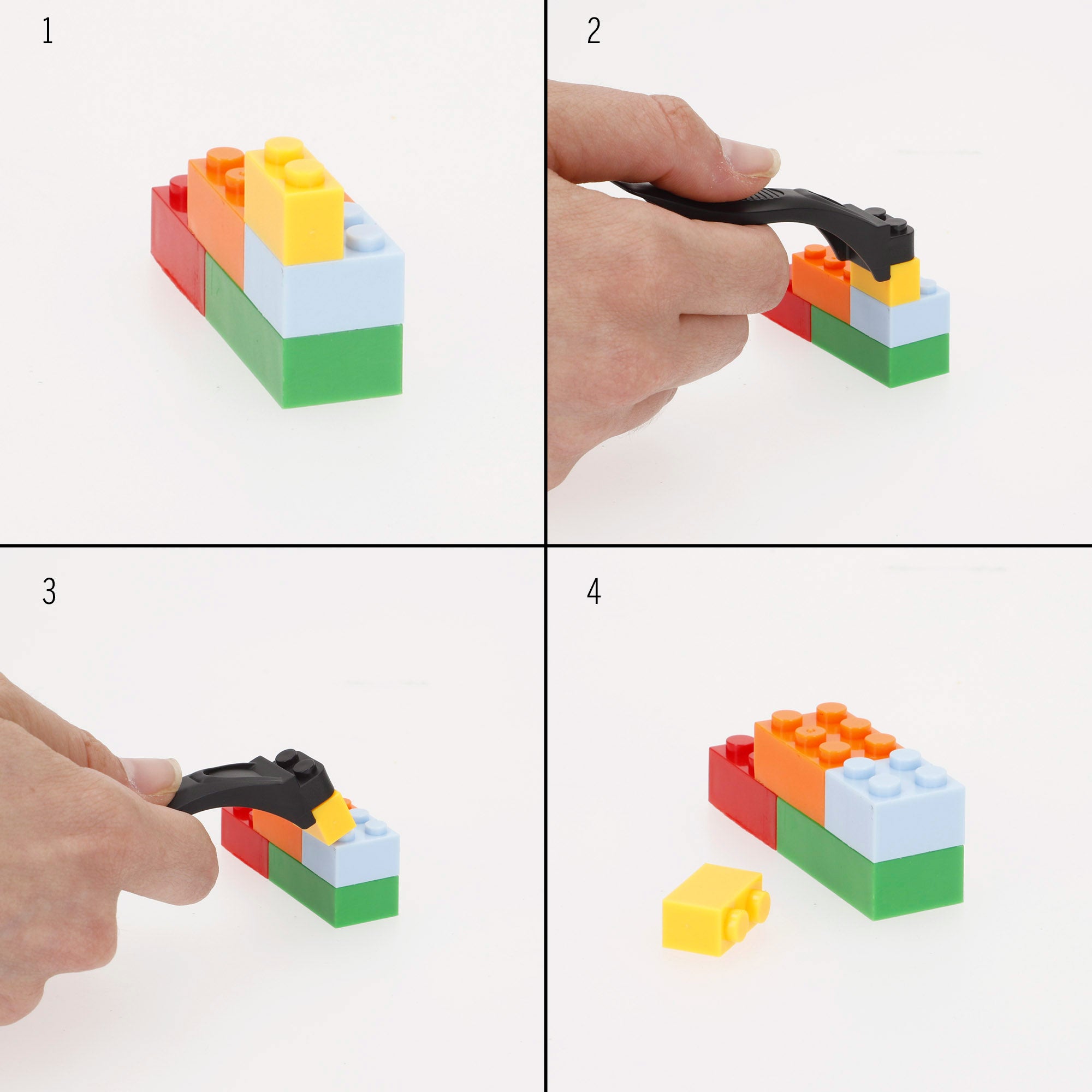 Conjunto de Blocos de Construção Nano Color Block com 1000 Peças