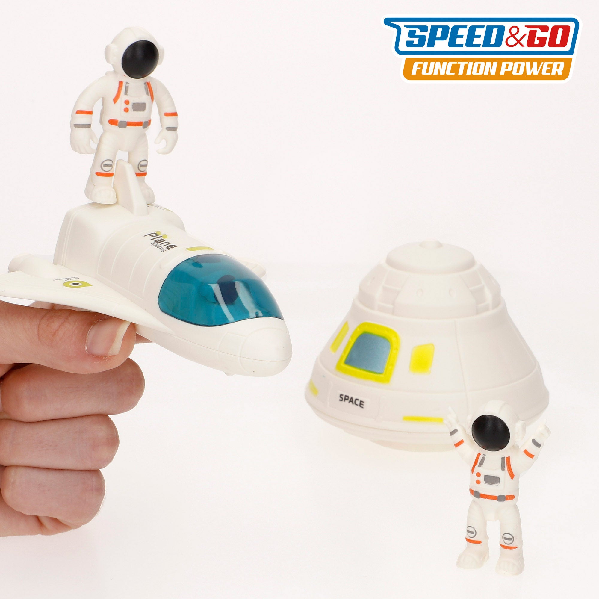 Conjunto de brinquedo espacial Speed&amp; Go de 7 peças